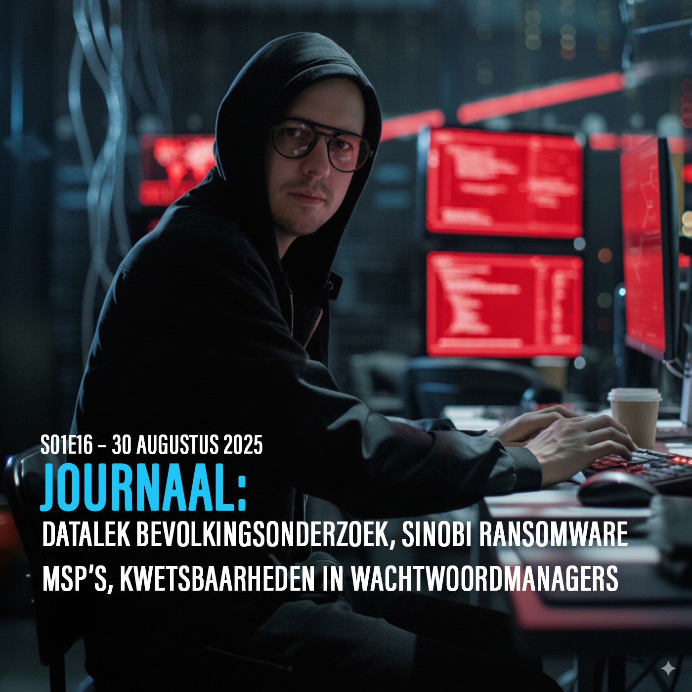 Datalek bevolkingsonderzoek, Sinobi ransomware via MSP's, kwetsbaarheden in wachtwoordmanagers episode artwork