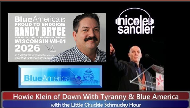 Thursday with "Ironstache" Randy Bryce & Howie Klein