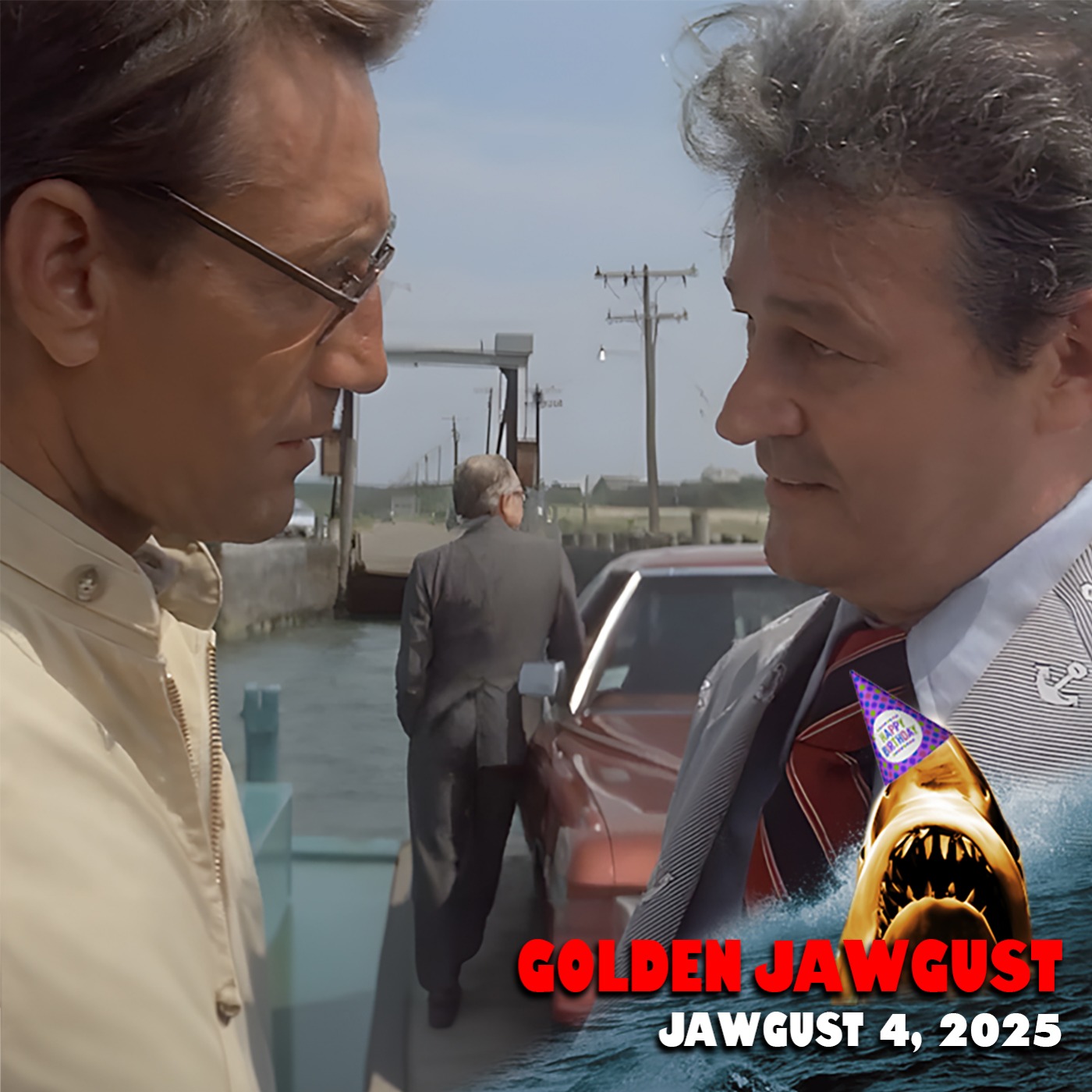 GOLDEN JAWGUST: "You Yell Shark, We've Got a Panic on Our Hands on the Fourth of July!" (4 of 31) episode artwork