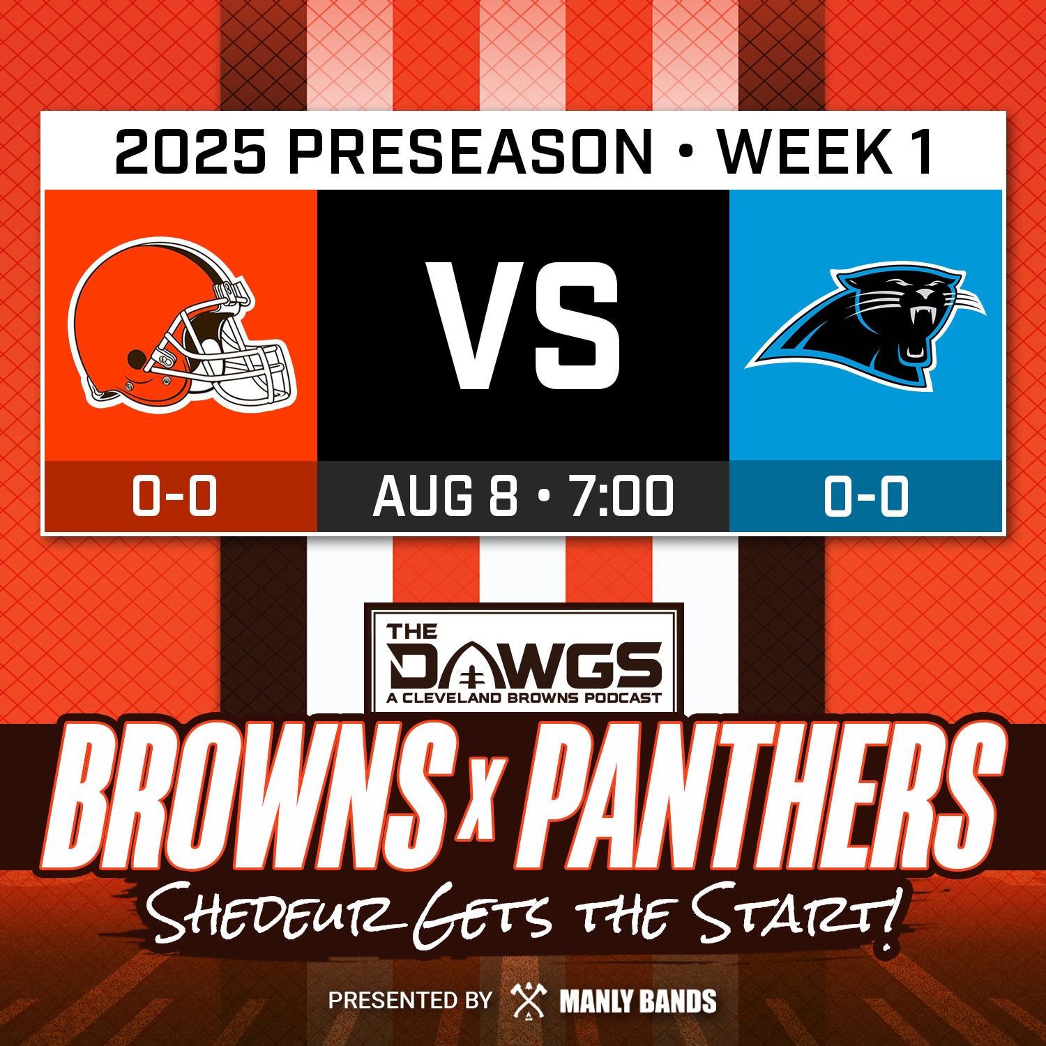 Browns at Panthers: Game Preview - Shedeur Sanders Gets His First START - Cleveland Browns Podcast for 8/6/25