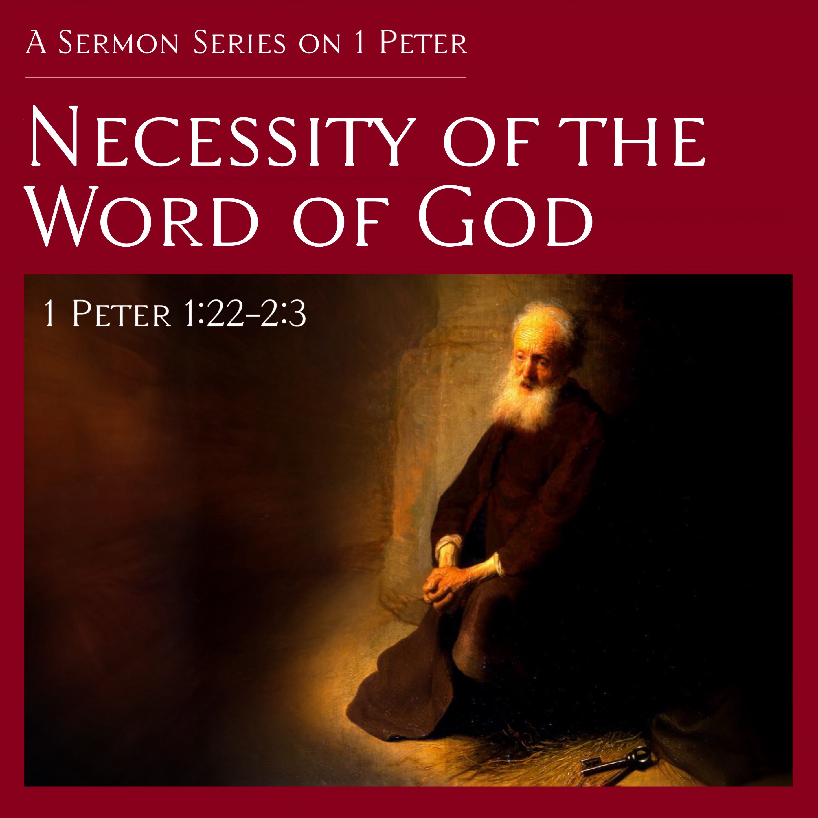 1 Peter 1:22-2:3 - Necessity of the Word of God episode artwork