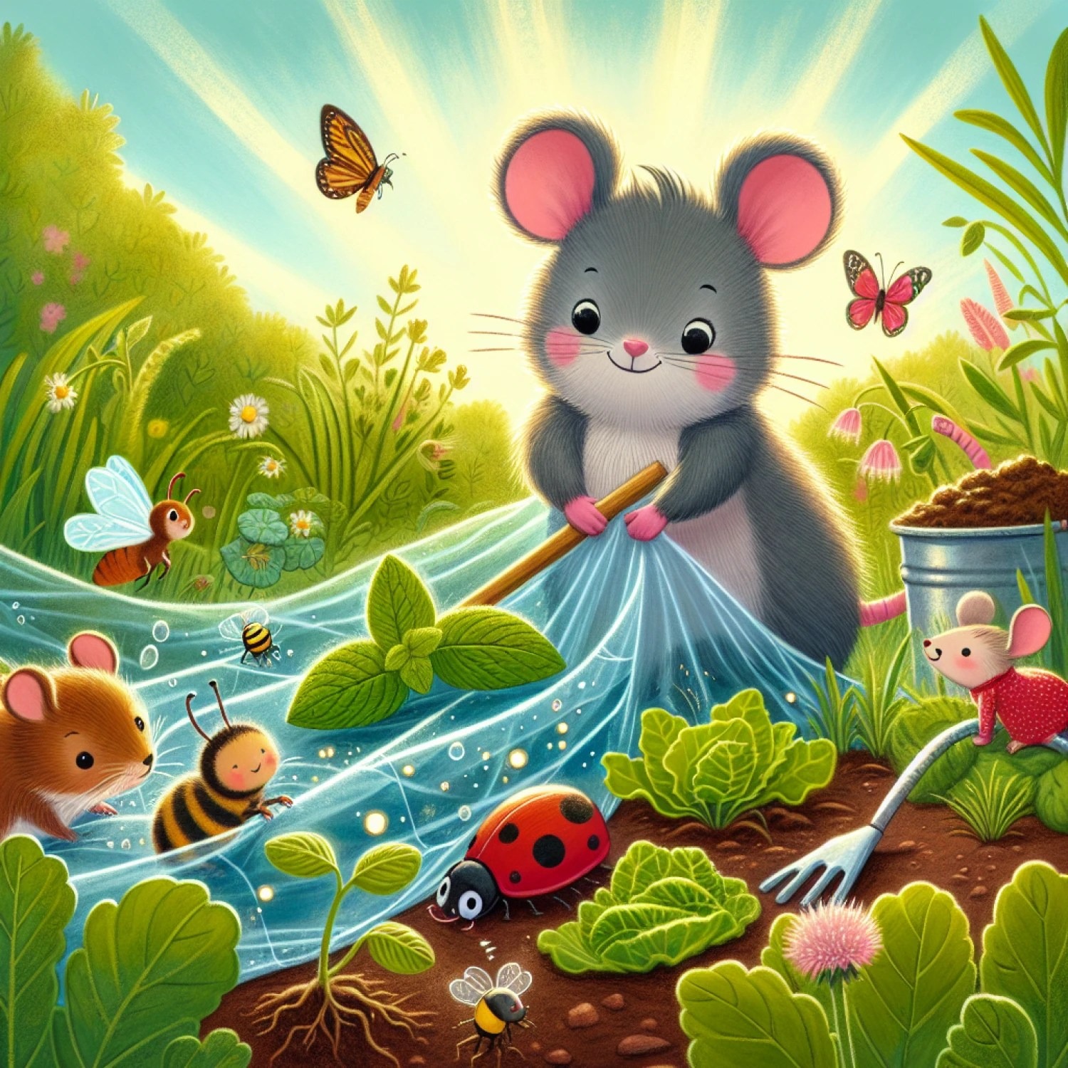 Záhada stratených bublín: Dobrodružstvo chrobáčika Bublína a myšky Pipy