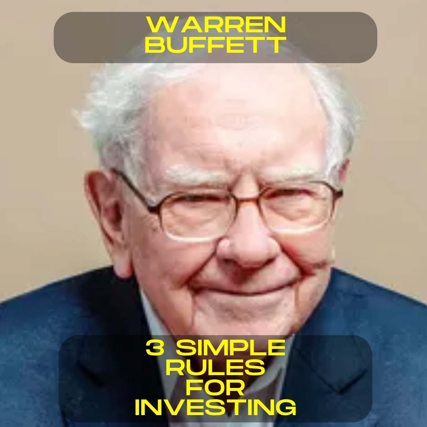 Warren Buffett - 3 simpel rules for investing motivational speech