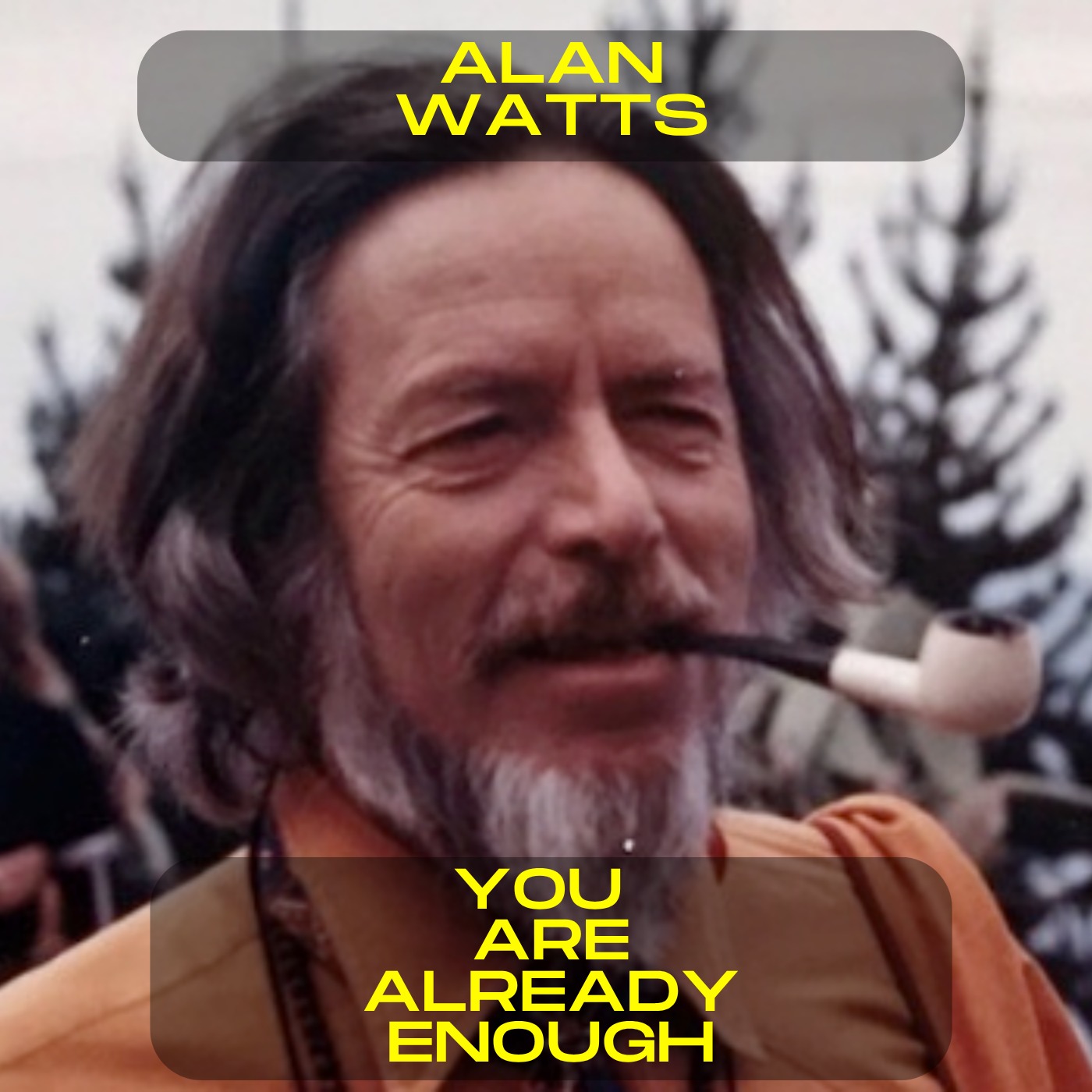 Alan Watts - You are already enough, stop trying to fix yourself motivational speech