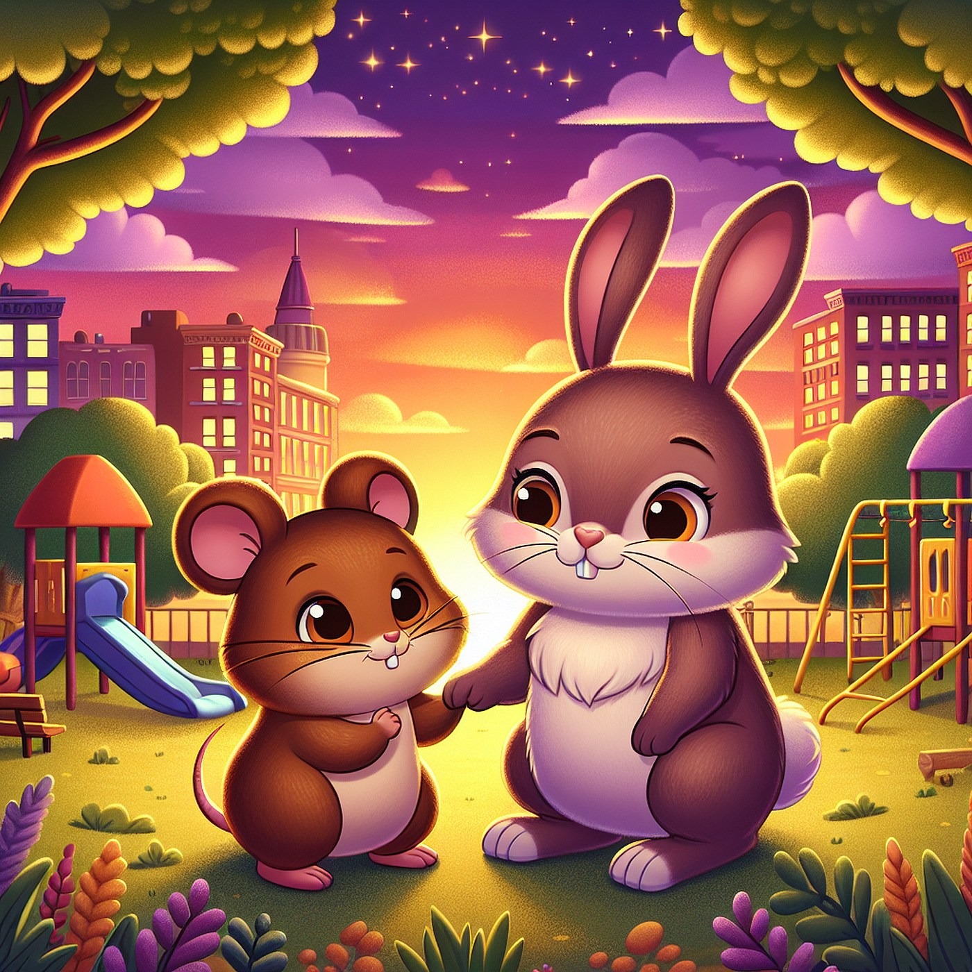 Malá myška Pipa a tajomné svetielkujúce kvety