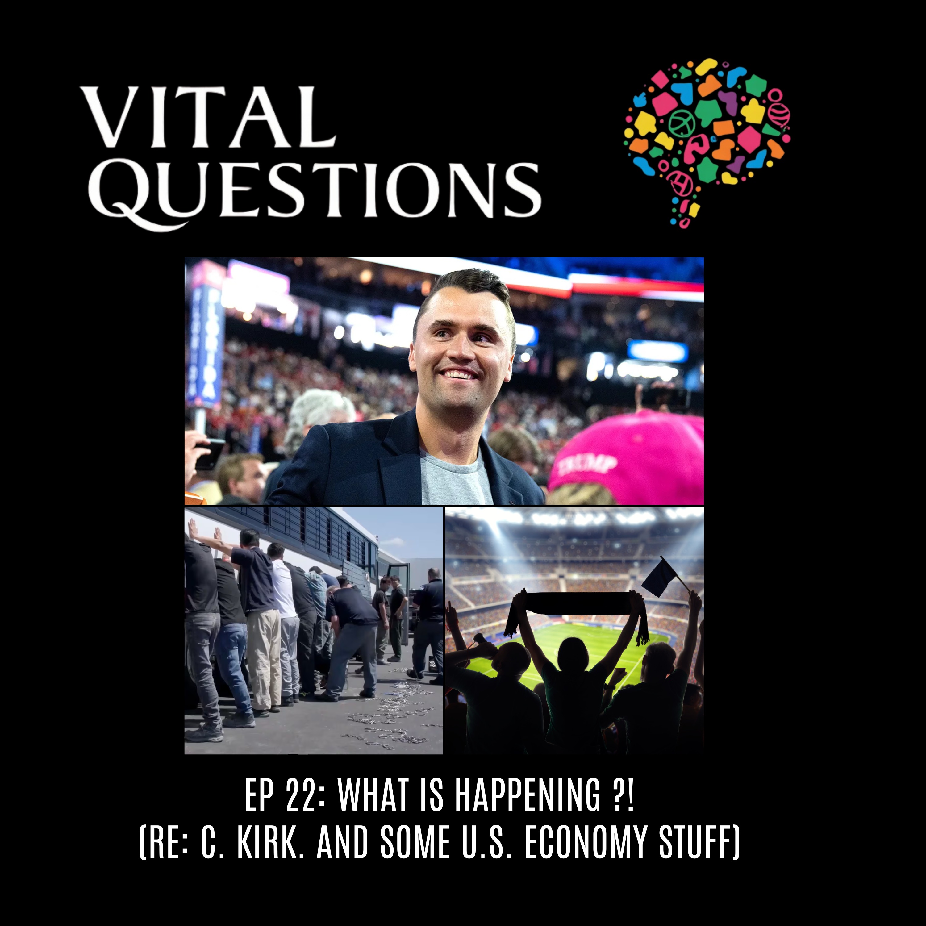 Ep. 22 - what is happening ?! (Re: C. Kirk. & some US economy stuff) episode artwork