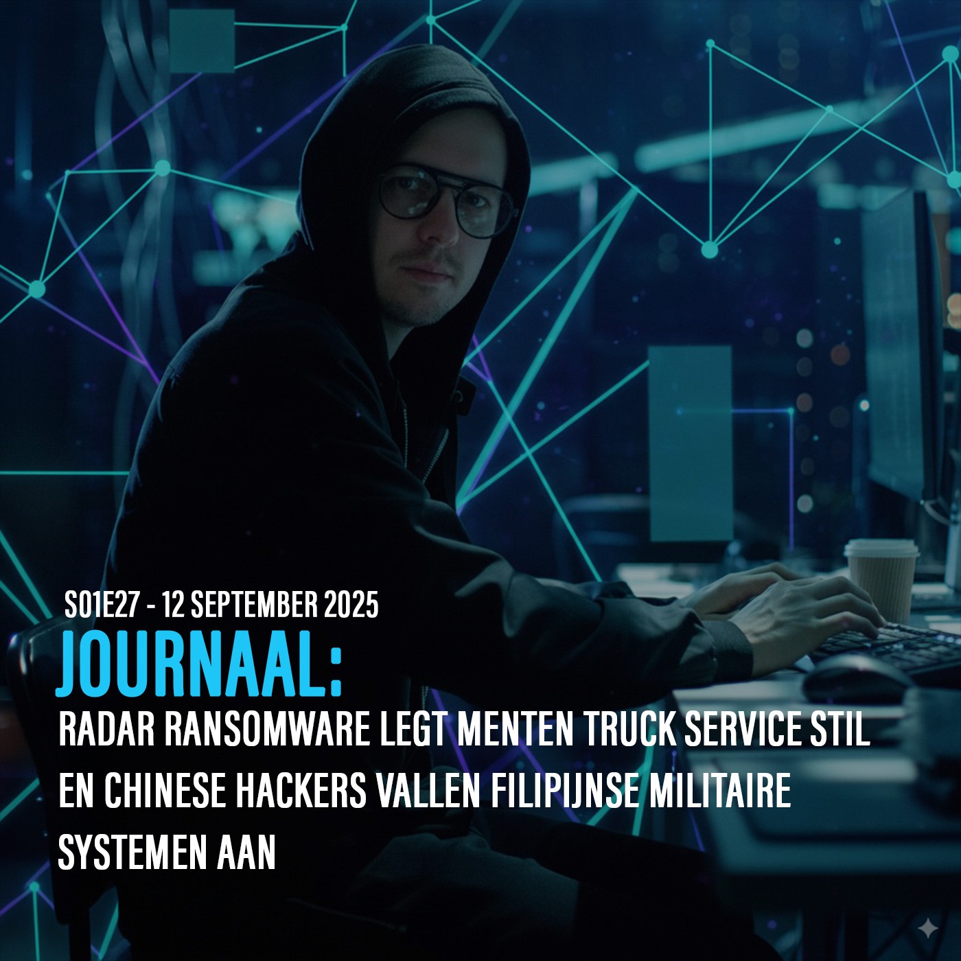 Radar ransomware legt Menten Truck Service stil en Chinese hackers vallen Filipijnse militaire systemen aan episode artwork