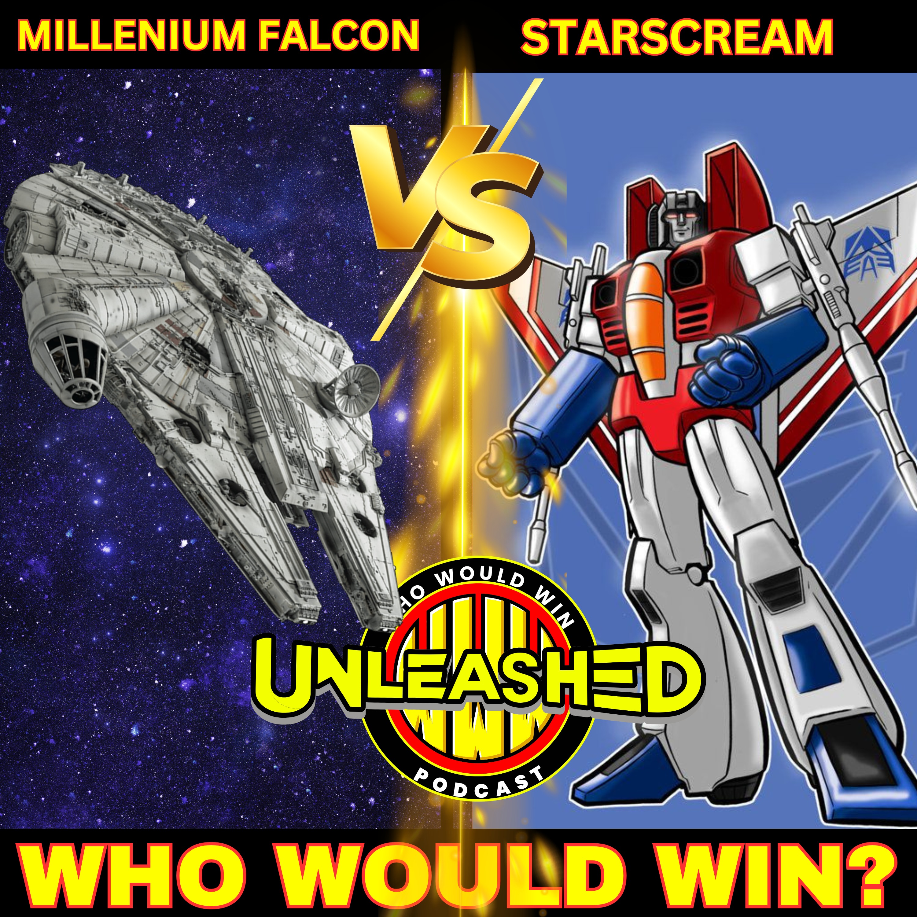 The Millennium Falcon vs Starscream - Who Would Win Unleashed
