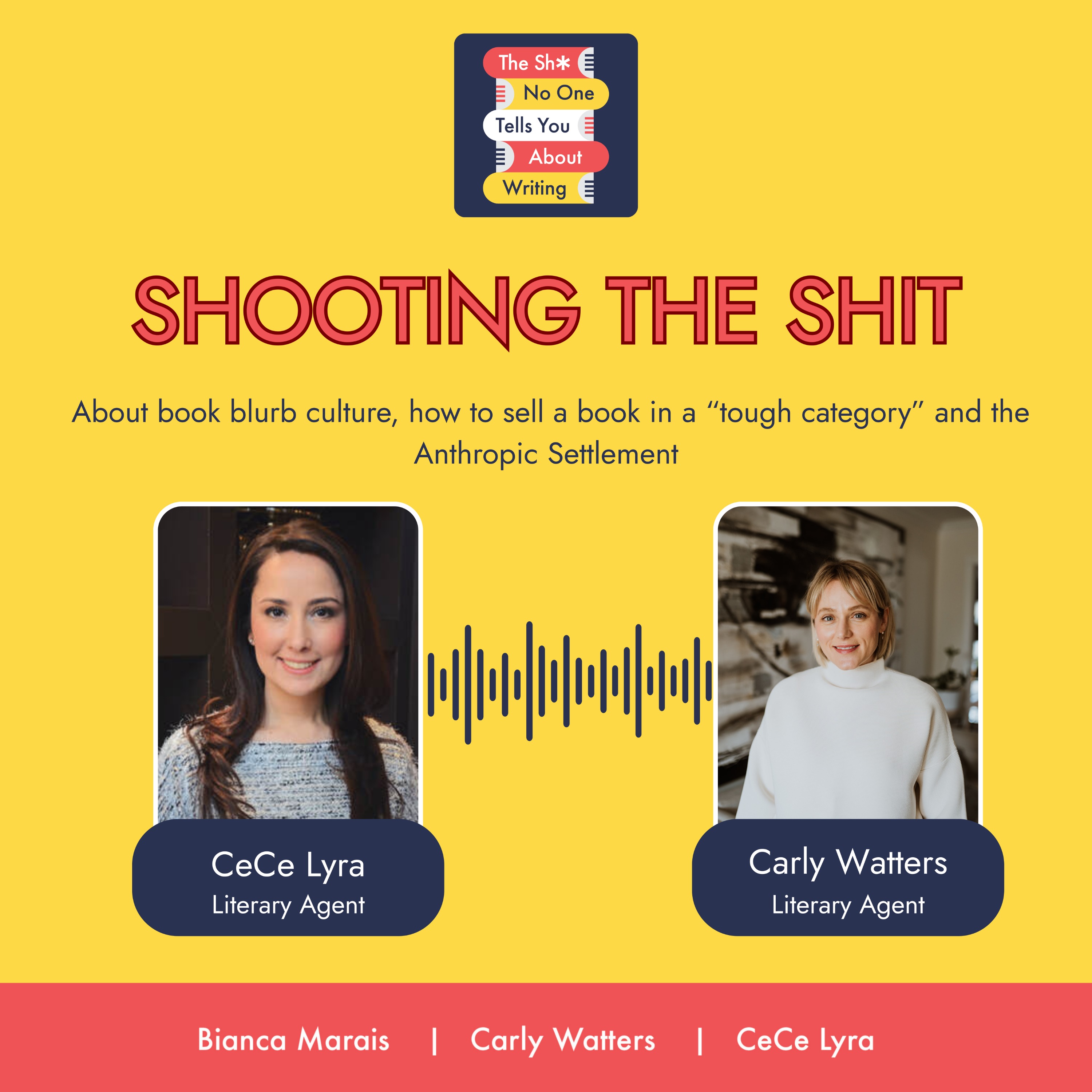 Shooting The Shit: About book blurb culture, how to sell a book in a “tough category” and the Anthropic Settlement
