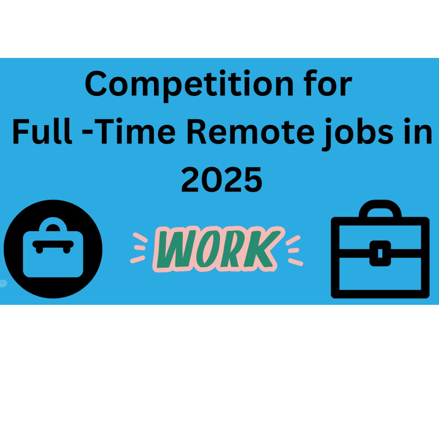 This Week: Competition for Full Time Remote jobs in the United States in 2025.