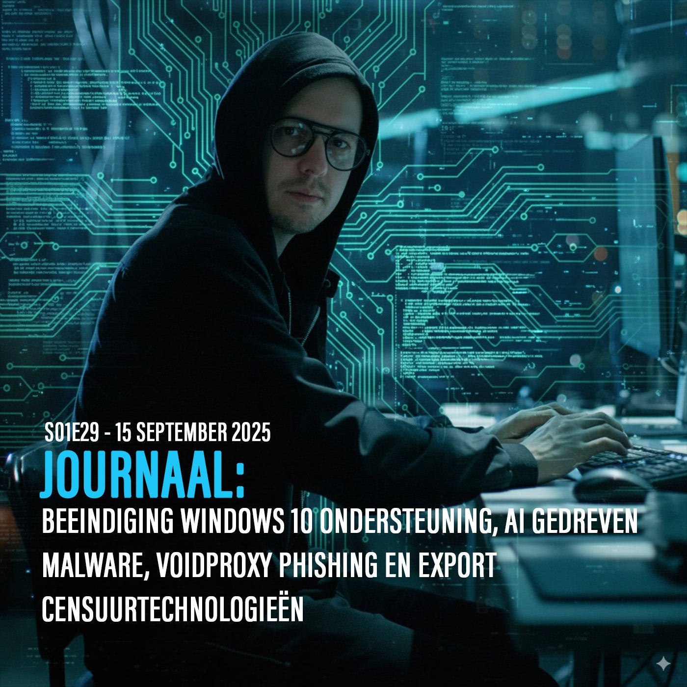 Beëindiging Windows 10 ondersteuning, AI gedreven malware, VoidProxy phishing en export censuurtechnologieën episode artwork