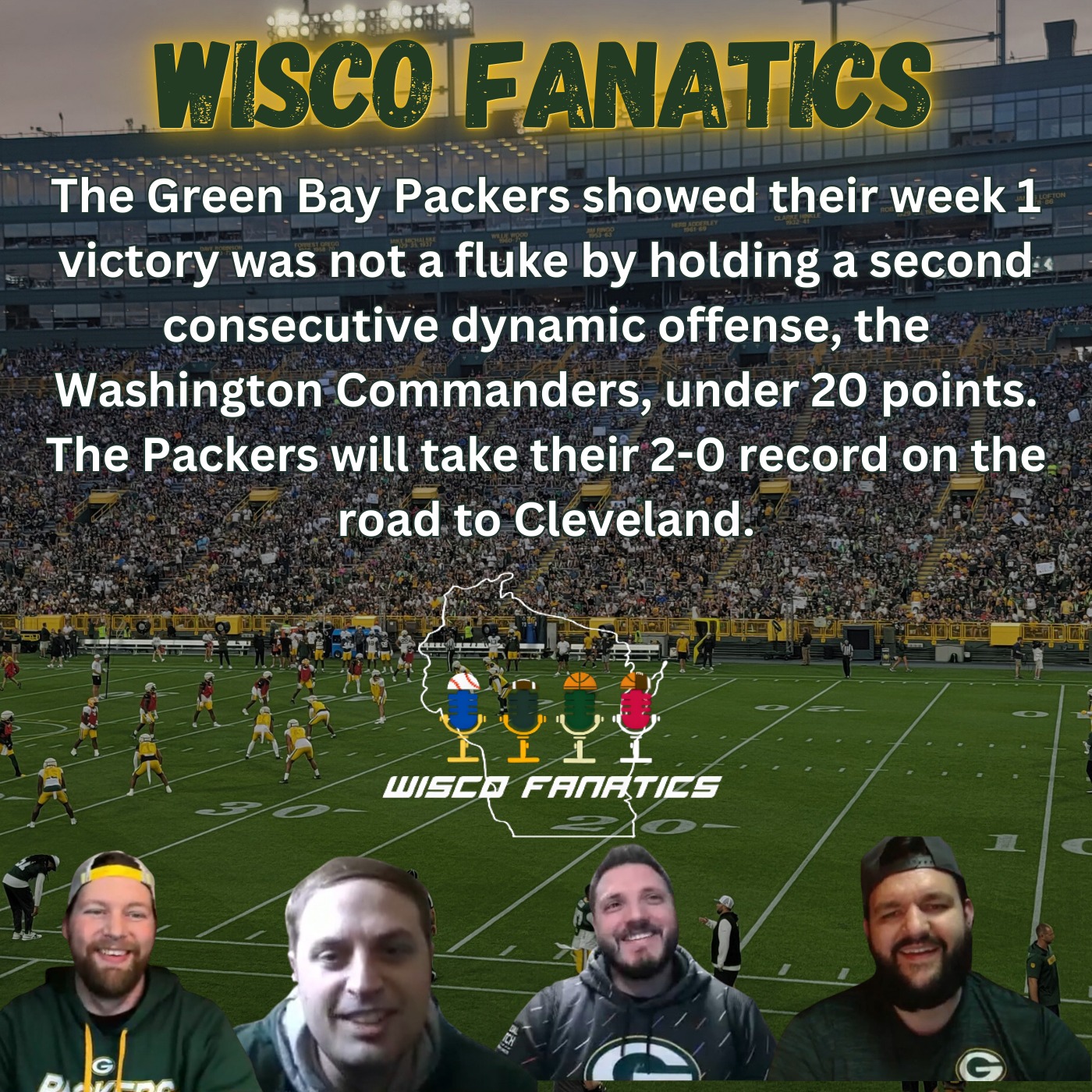 Packers take 2-0 record into Cleveland! episode artwork