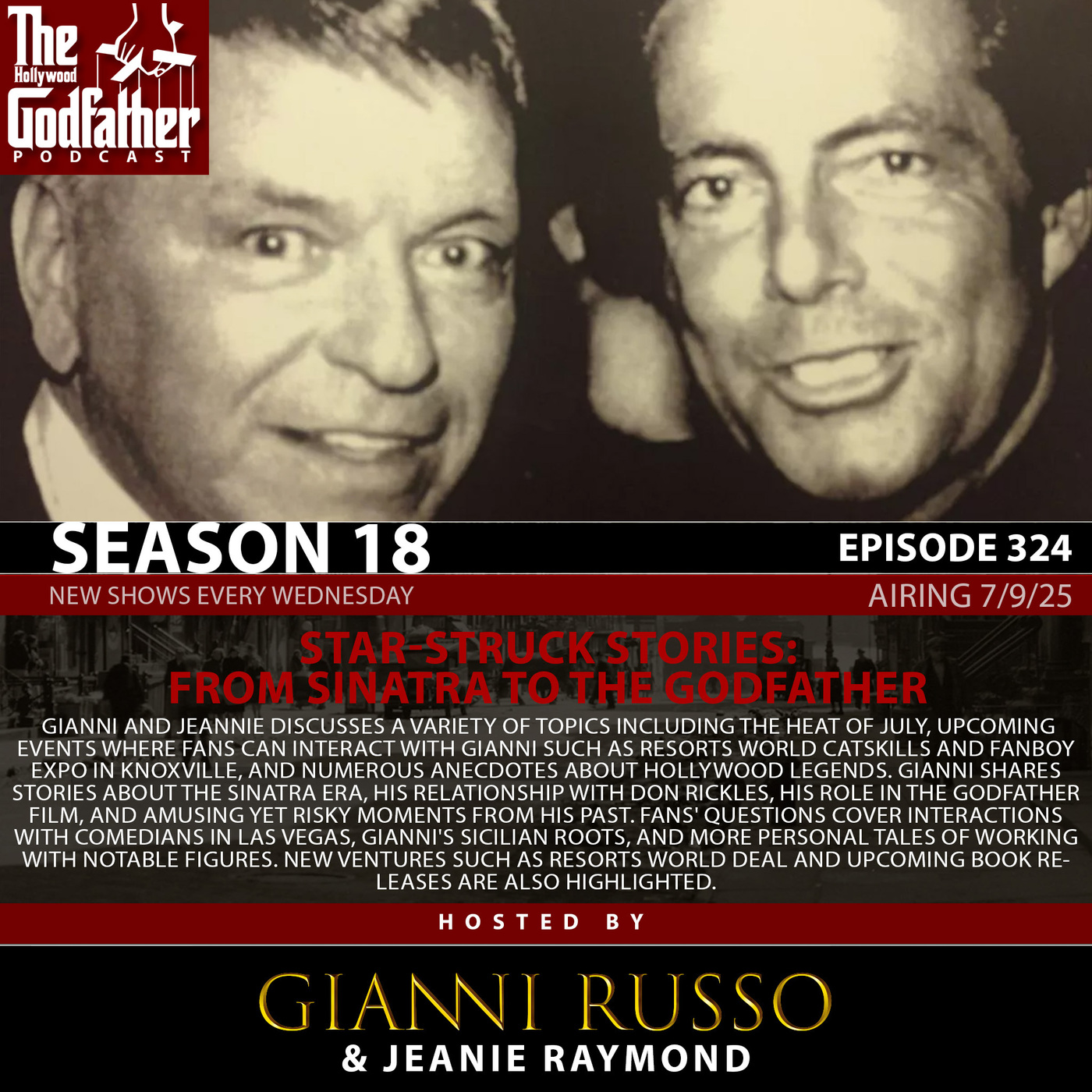 S18E324: Star-Struck Stories: From Sinatra to the Godfather