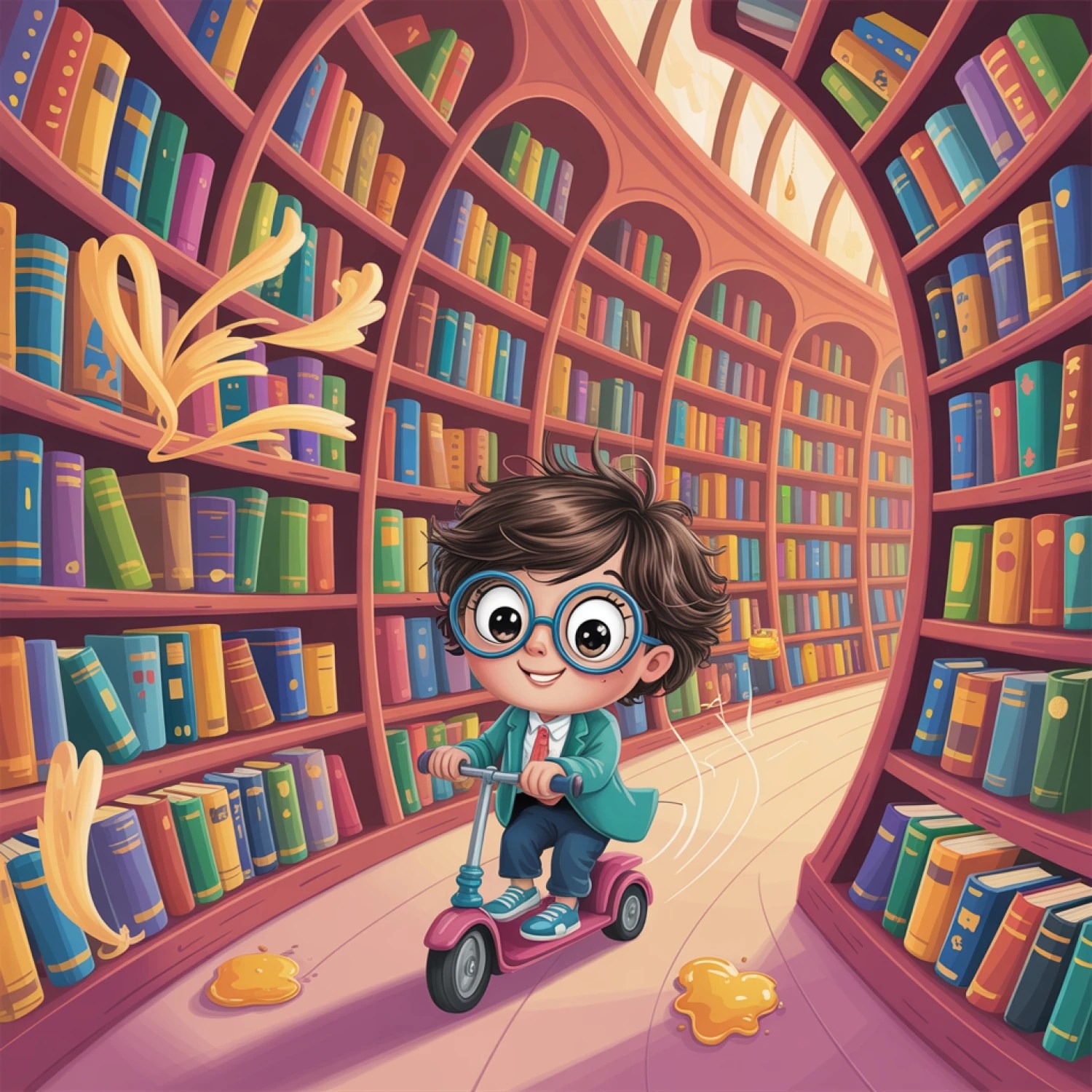 Knižnica spomienok: Dobrodružstvo malého knihovníka v detskej mysli