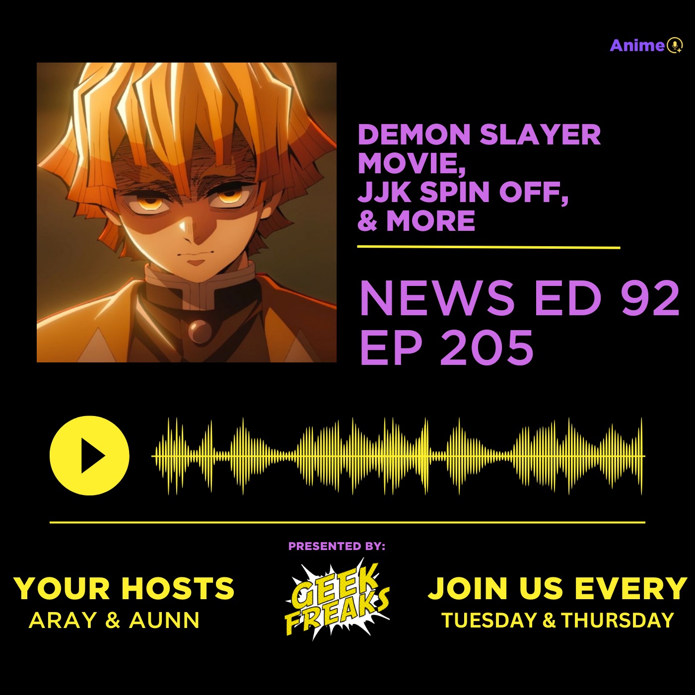 Demon Slayer Movie, JJK Spin Off, & More | Anime+ News Ed: 92 E: 205 ...