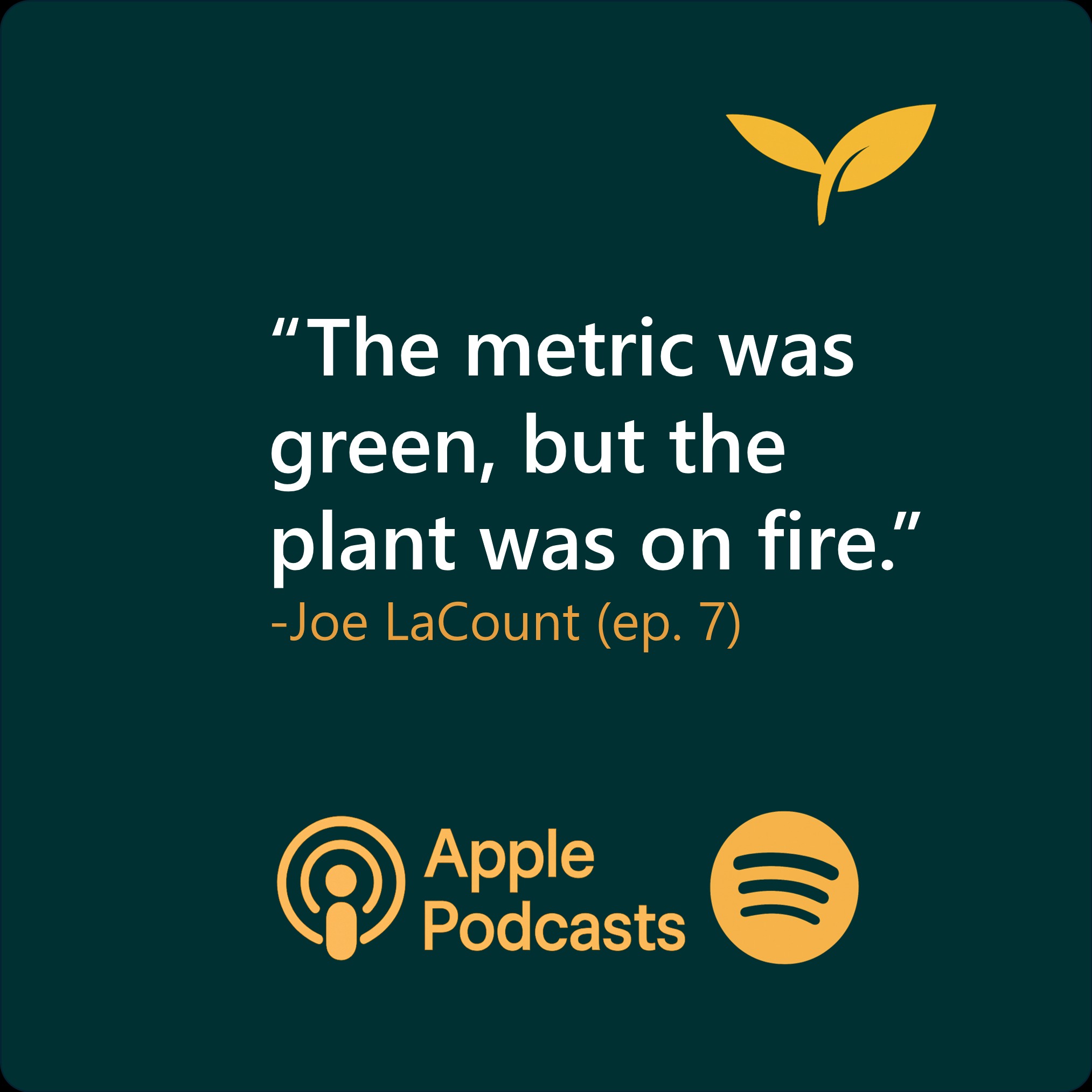 Episode 7 – “You Deserve What You Tolerate” with Joe LaCount
