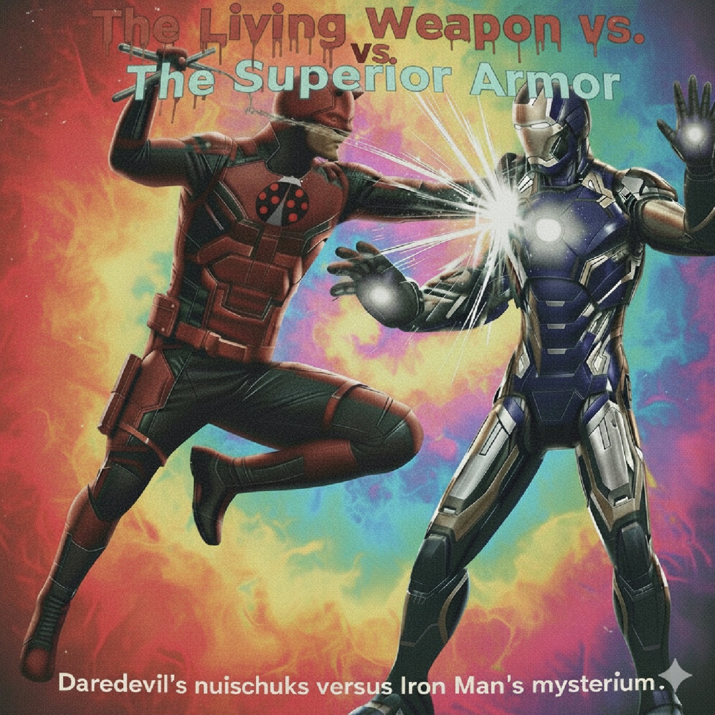 The living weapon Daredevil Modern vs The superior Iron Man