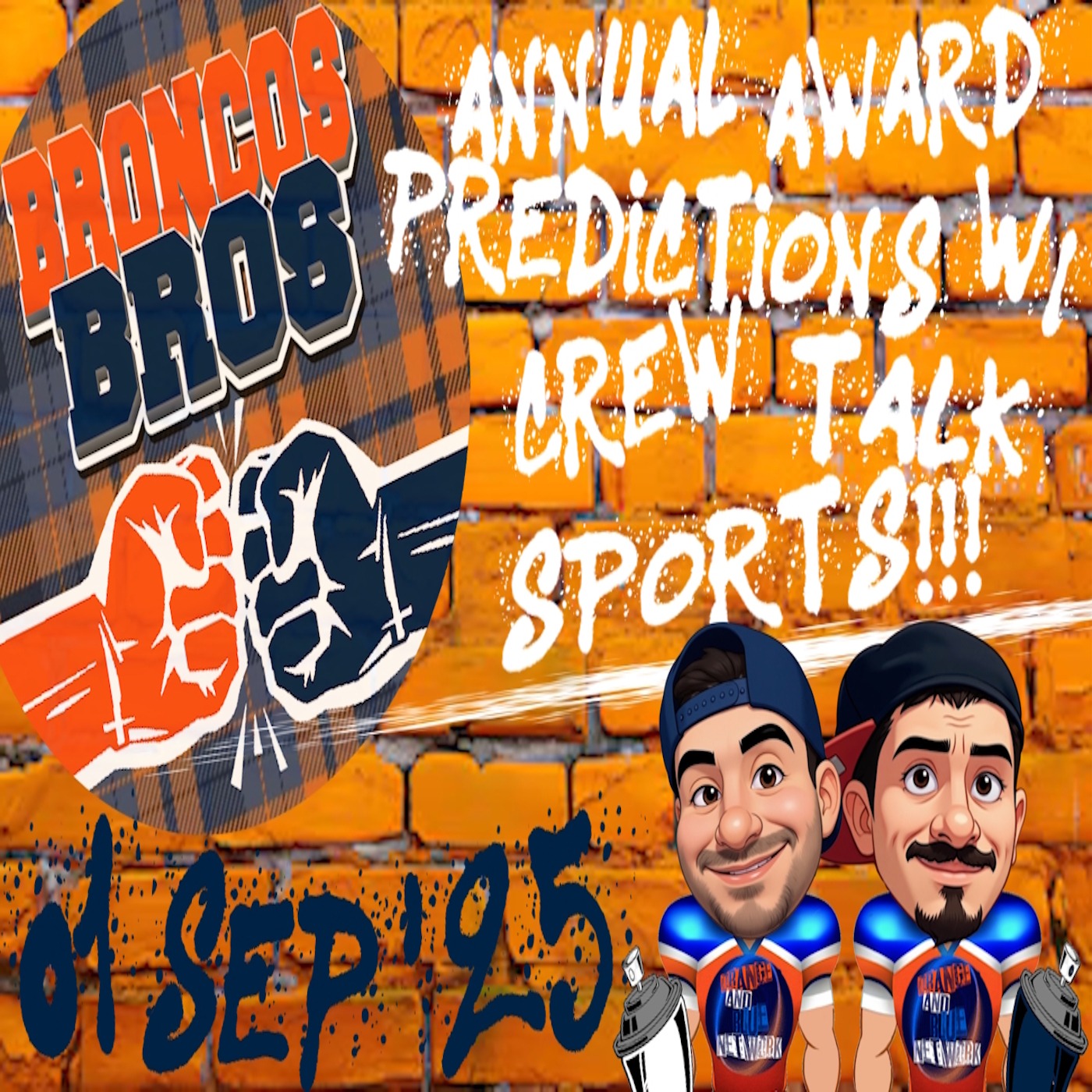 Annual Award Predictions With Crew Talk Sports!!! | BRONCOS BROS episode artwork