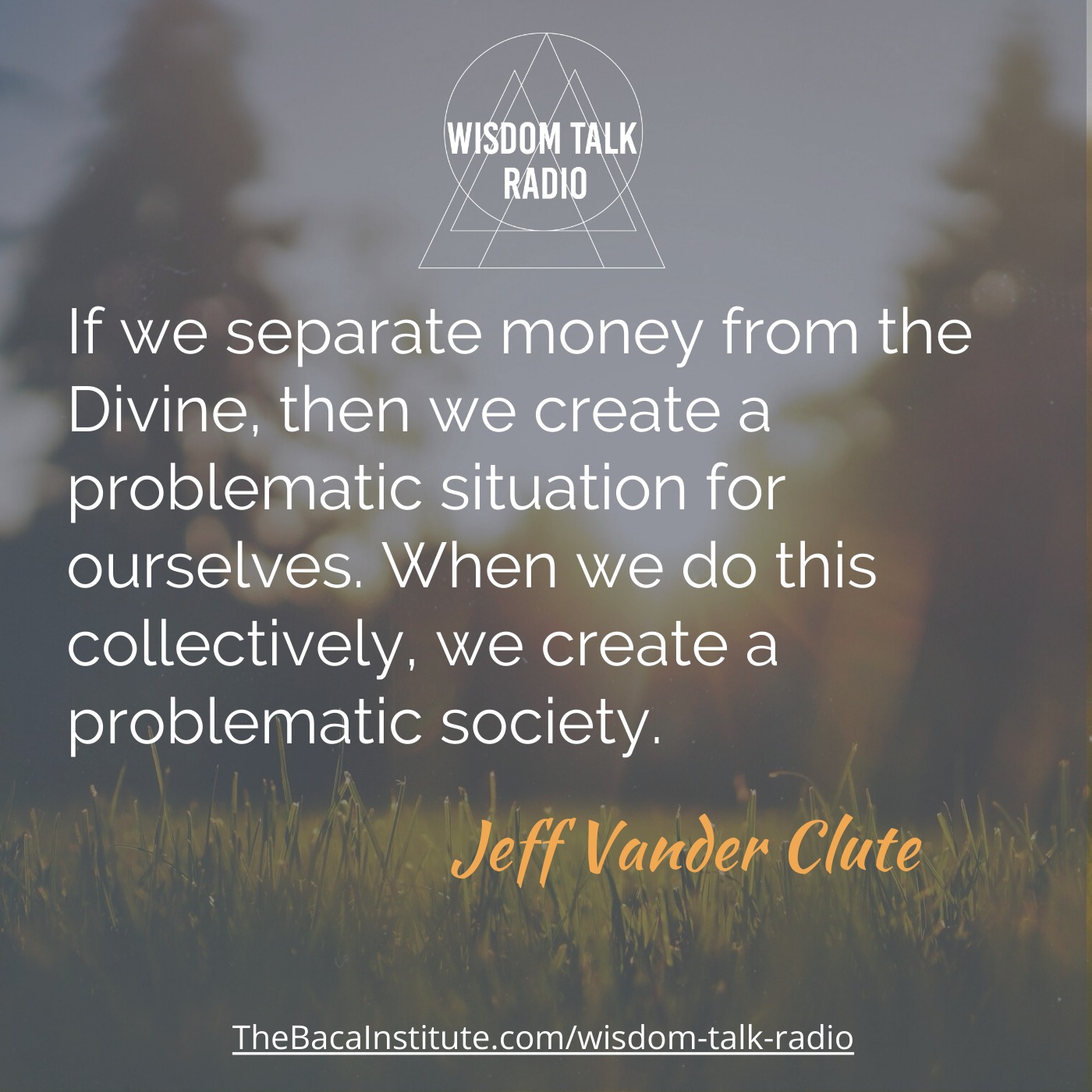 The Enlightenment of Money: a Conversation with Jeff Vander Clute episode artwork