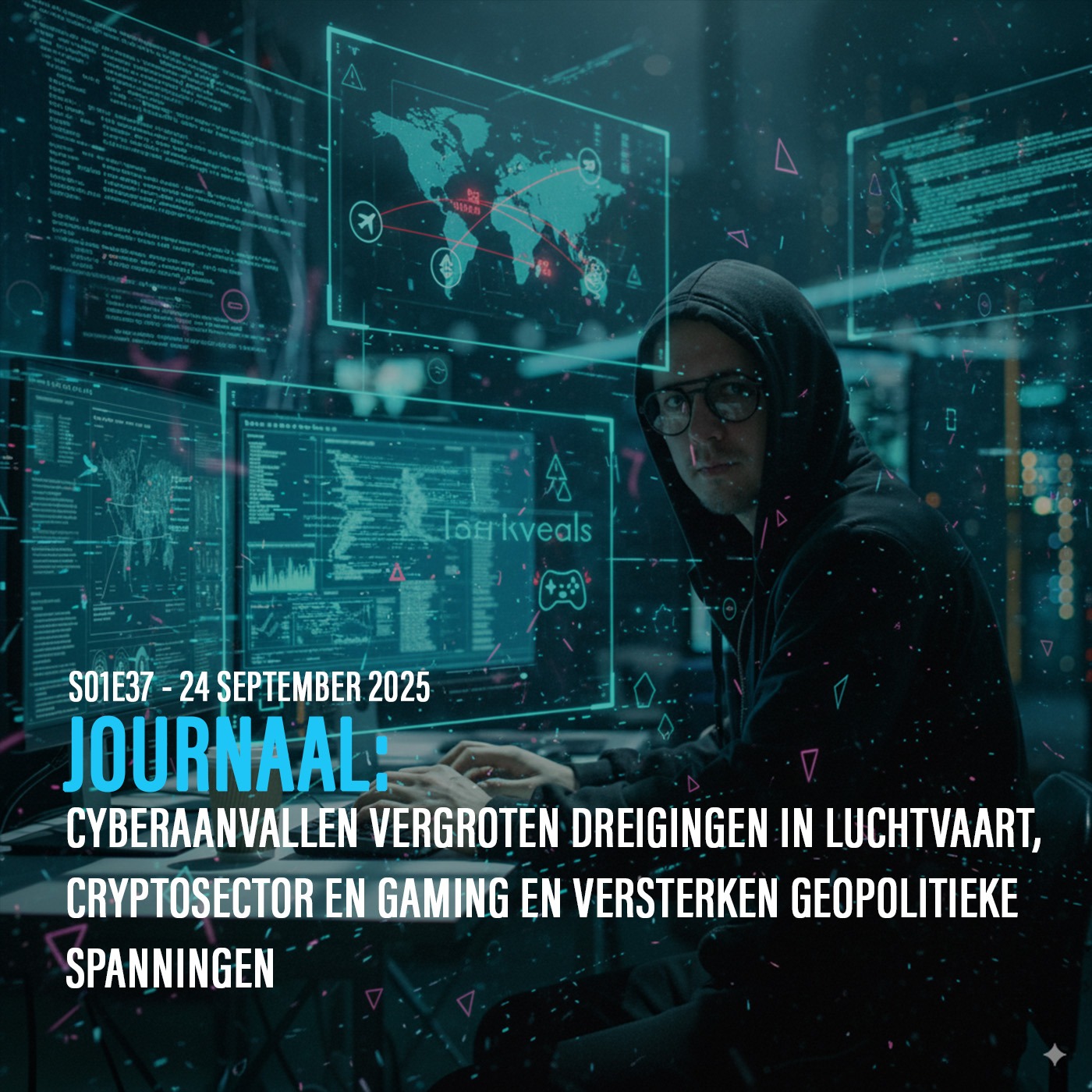 Cyberaanvallen vergroten dreigingen in luchtvaart cryptosector en gaming en versterken geopolitieke spanningen episode artwork