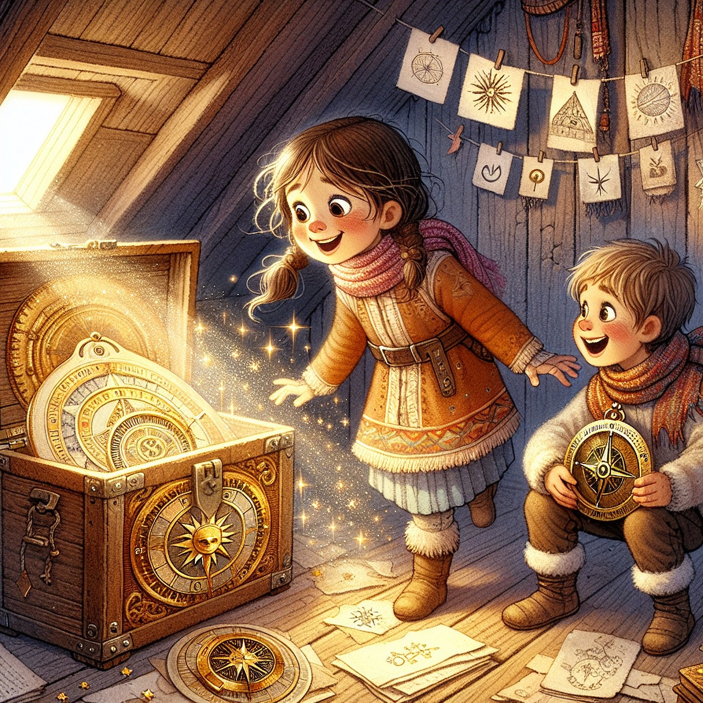 Tajomný kompas snov: Keď deti objavili čarovný predmet na povale