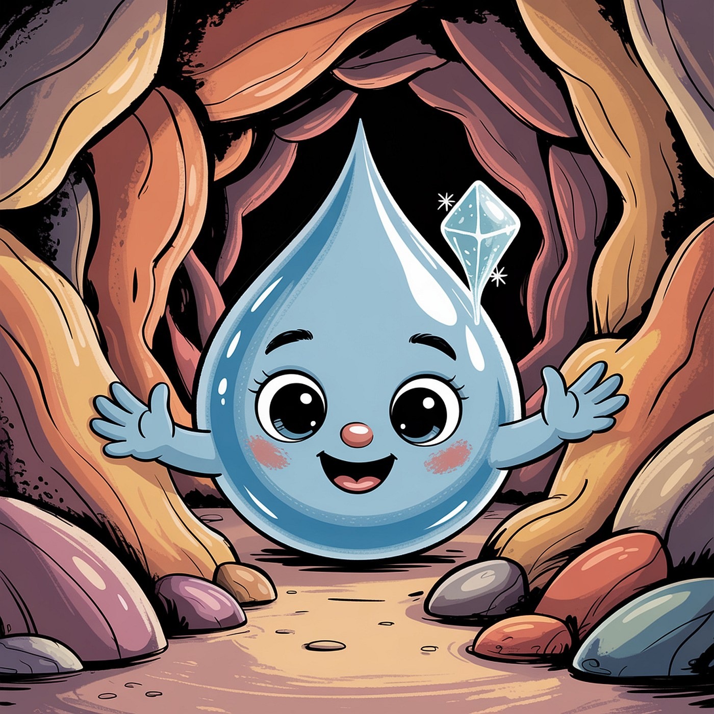 Kvapka Klára a tajomstvo podzemných kamenných sôch