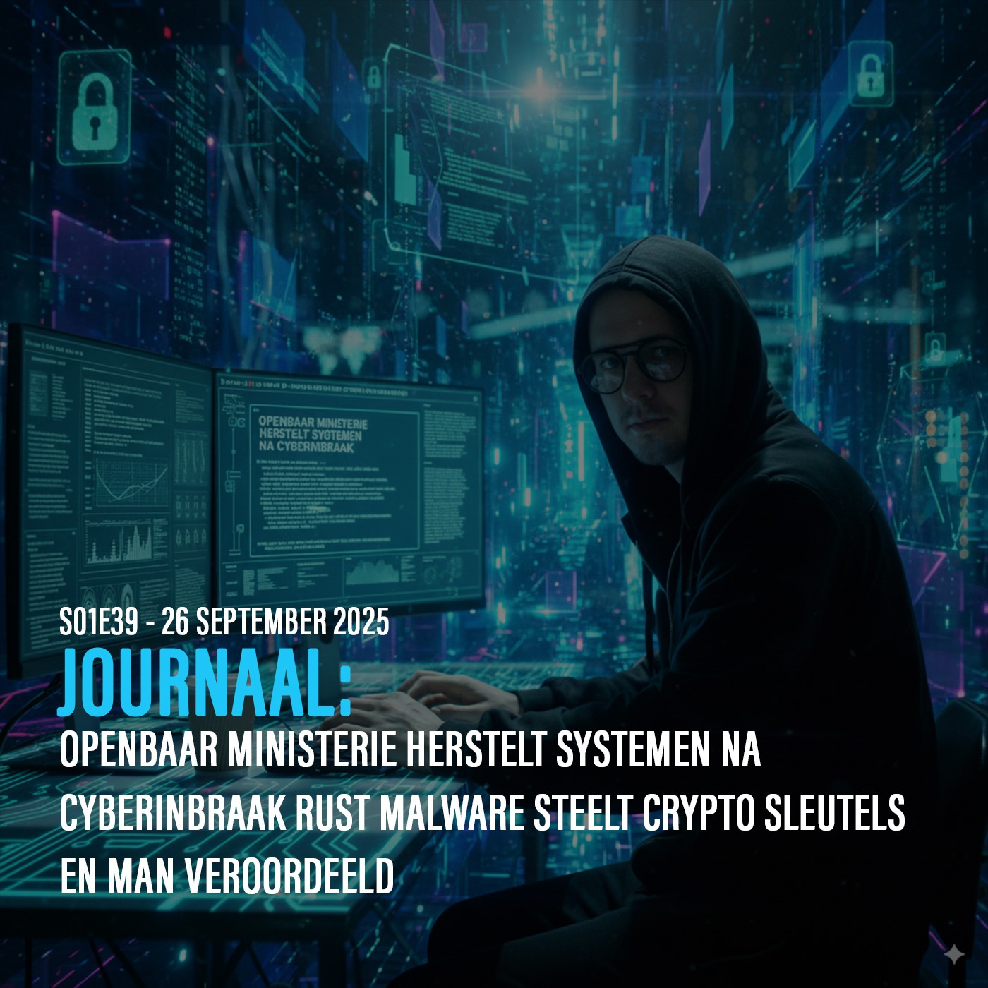 DE ANALYSE: Openbaar Ministerie herstelt systemen na cyberinbraak Rust malware steelt crypto sleutels en man veroordeeld episode artwork