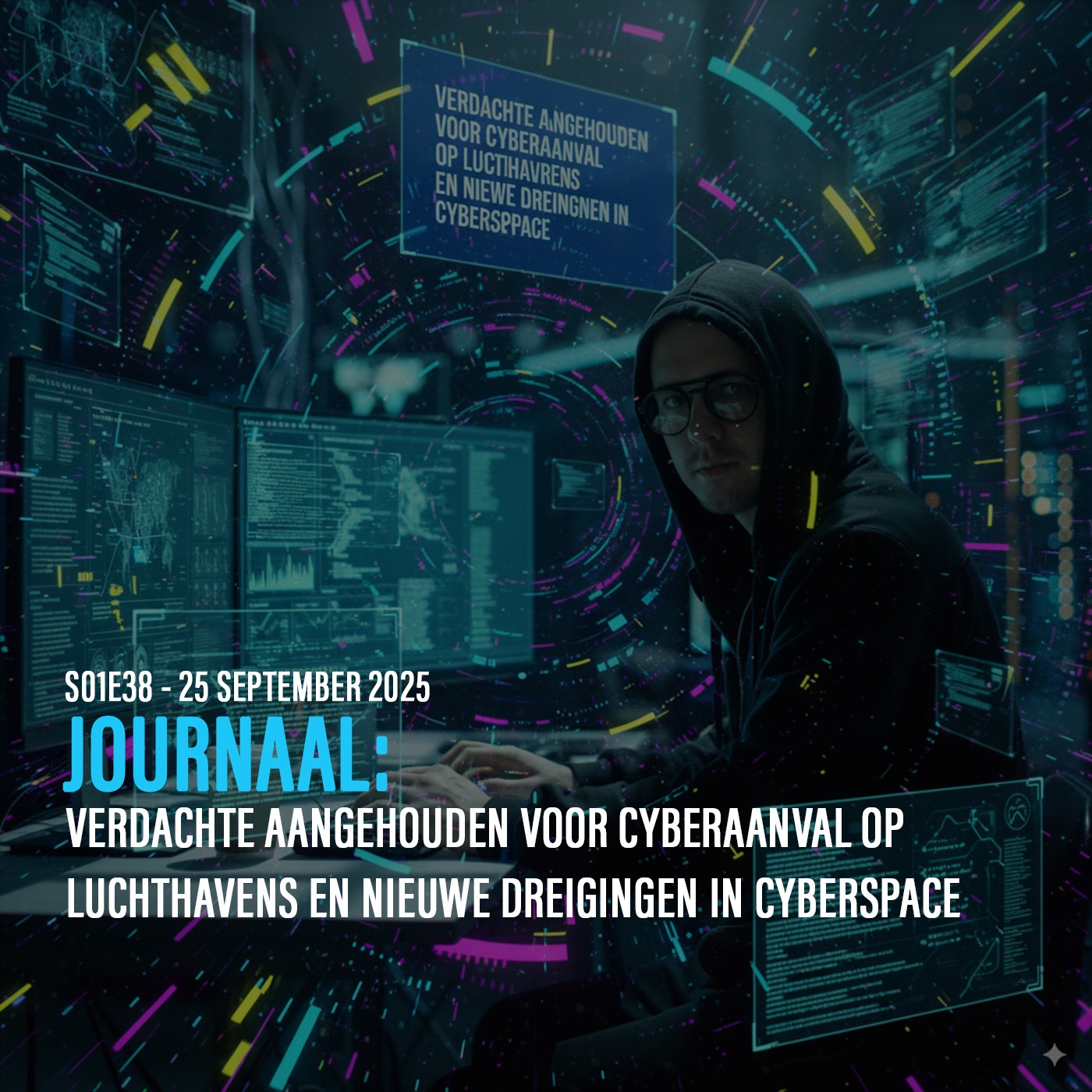 Verdachte aangehouden voor cyberaanval op luchthavens en nieuwe dreigingen in cyberspace episode artwork