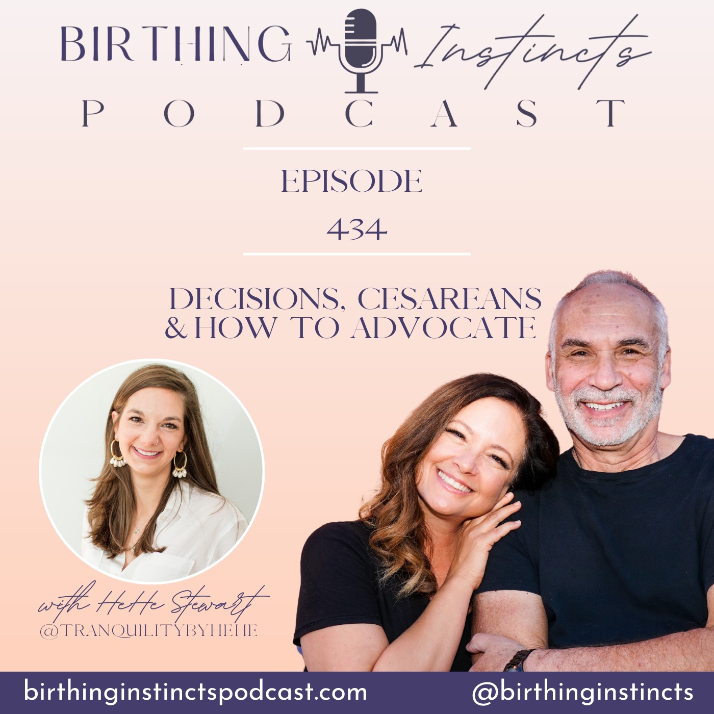 #434: Decisions, Cesareans & How to Advocate with HeHe Stewart