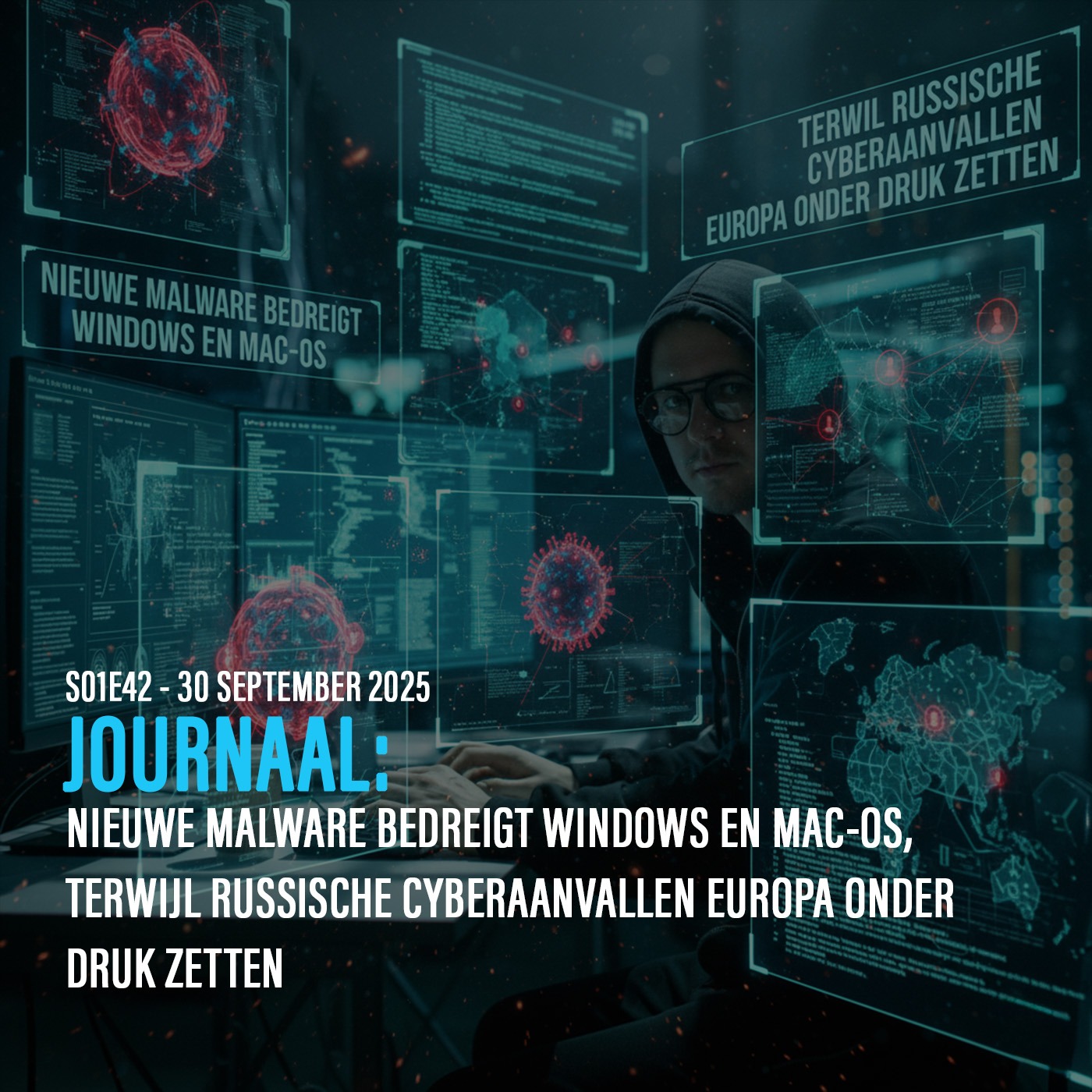 DE ANALYSE: Nieuwe malware bedreigt Windows en macOS, terwijl Russische cyberaanvallen Europa onder druk zetten episode artwork