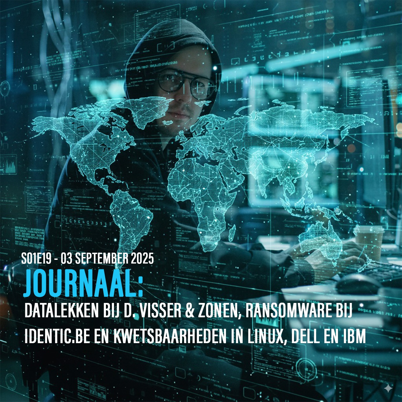 Datalekken D. Visser, ransomware Identic.be en kwetsbaarheden Linux, Dell, IBM episode artwork