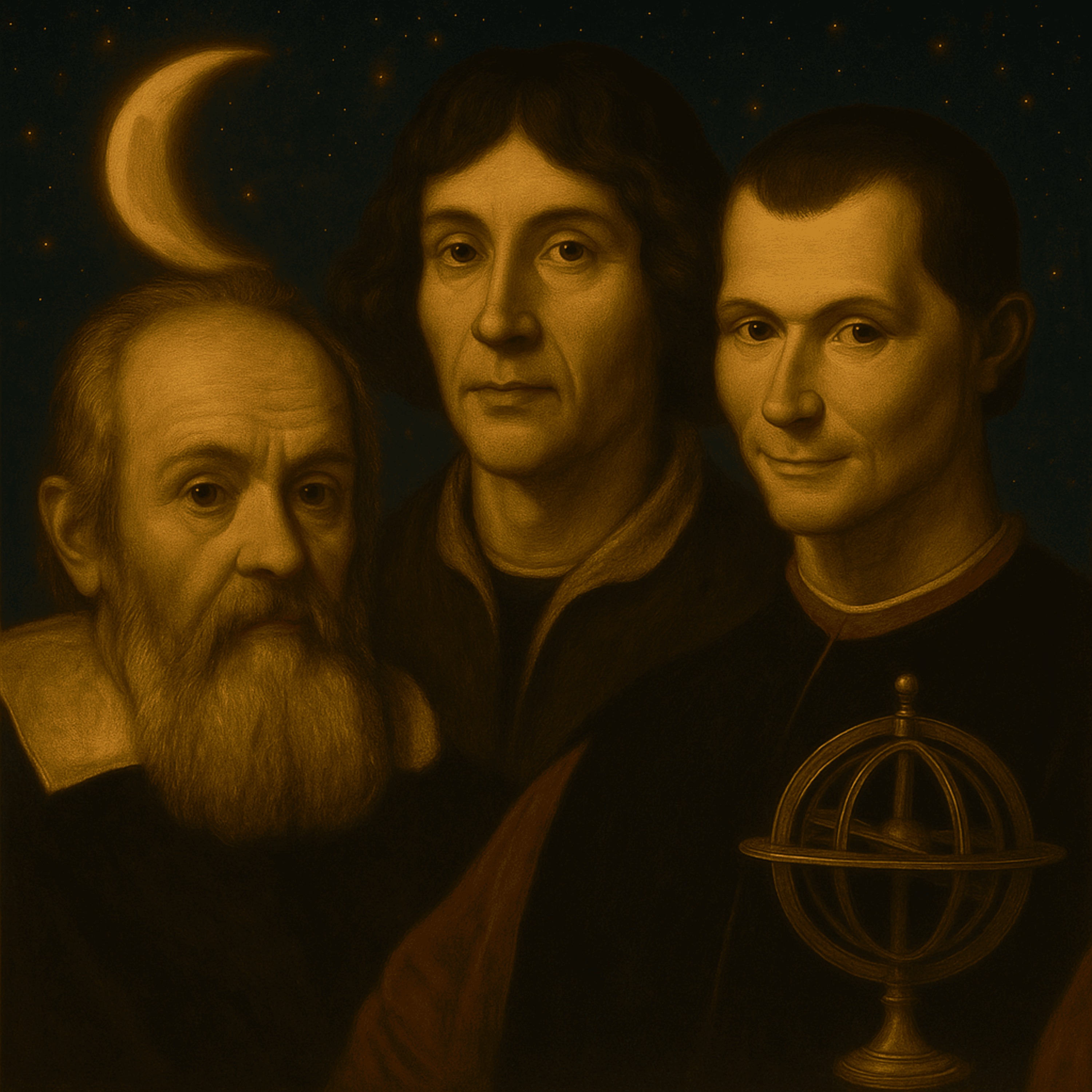 دربارهی فلسفه _قسمت شانزدهم | از سایهی سیاست تا روشنایی خورشید؛ ماکیاولی، کوپرنیک و گالیله در تقابل با جهان