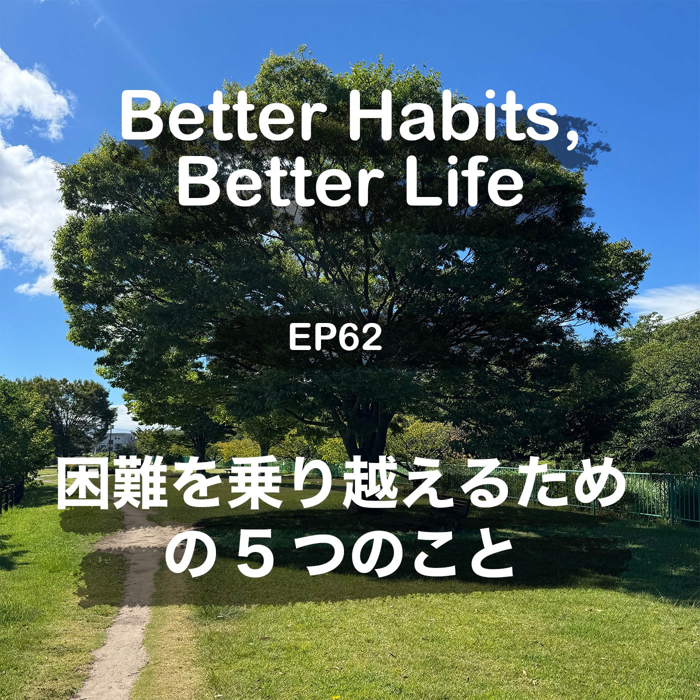 困難を乗り越えるために必要な5つのこと | #62 こーちゃん★ episode artwork