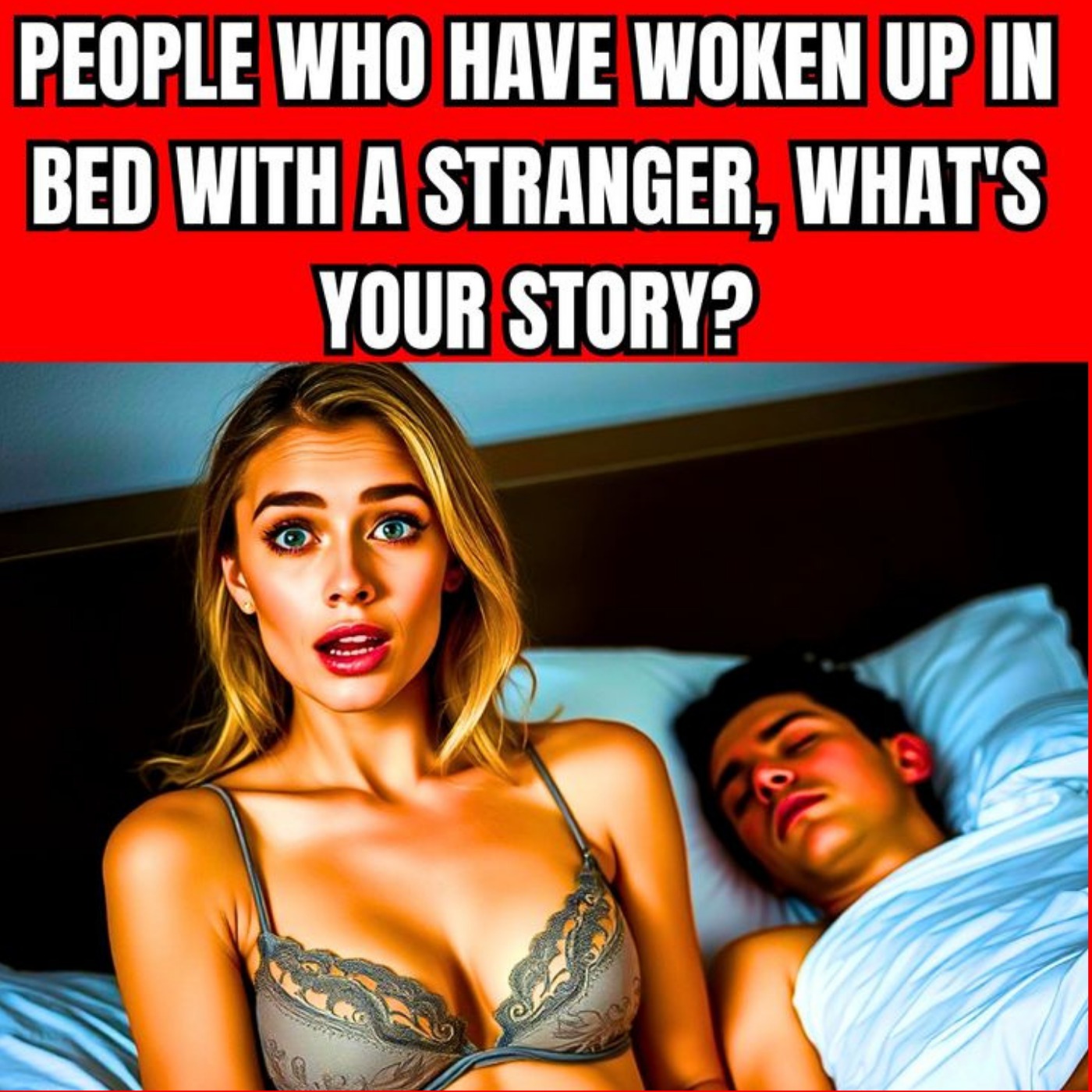 People Who Have Woken Up In Bed With A Stranger, What's Your Story?