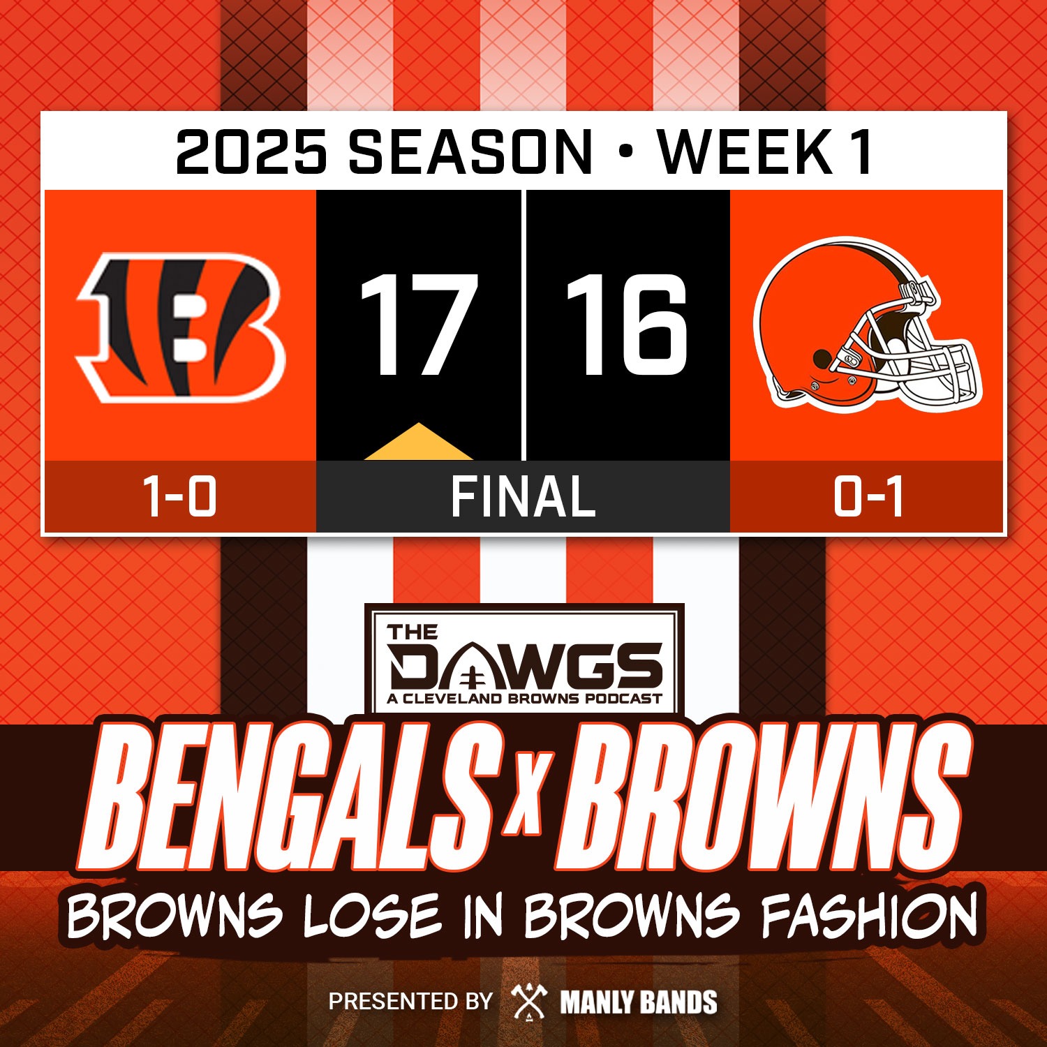 Bengals x Browns: Game Reactions - Browns Lose in the Most Browns Fashion - Cleveland Browns Podcast for 9/7/25