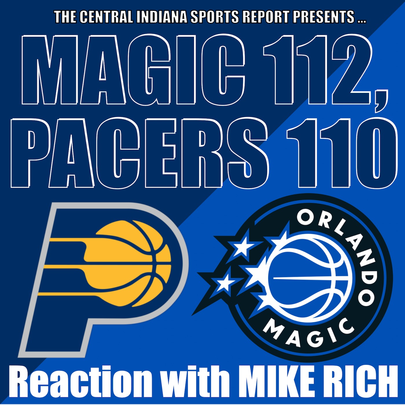 MAGIC 112, PACERS 110: Reaction with Mike Rich (2.129.3) episode artwork
