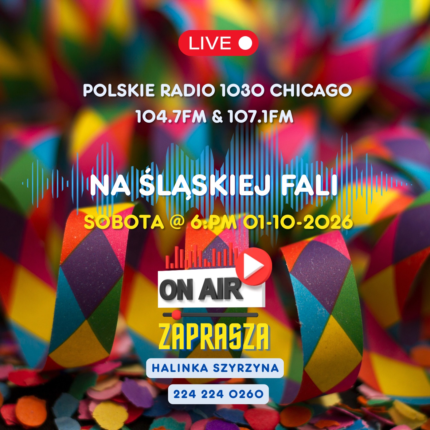 Zapraszamy na dzisiejszą sobotnią audycję Na Śląskiej Fali! episode artwork