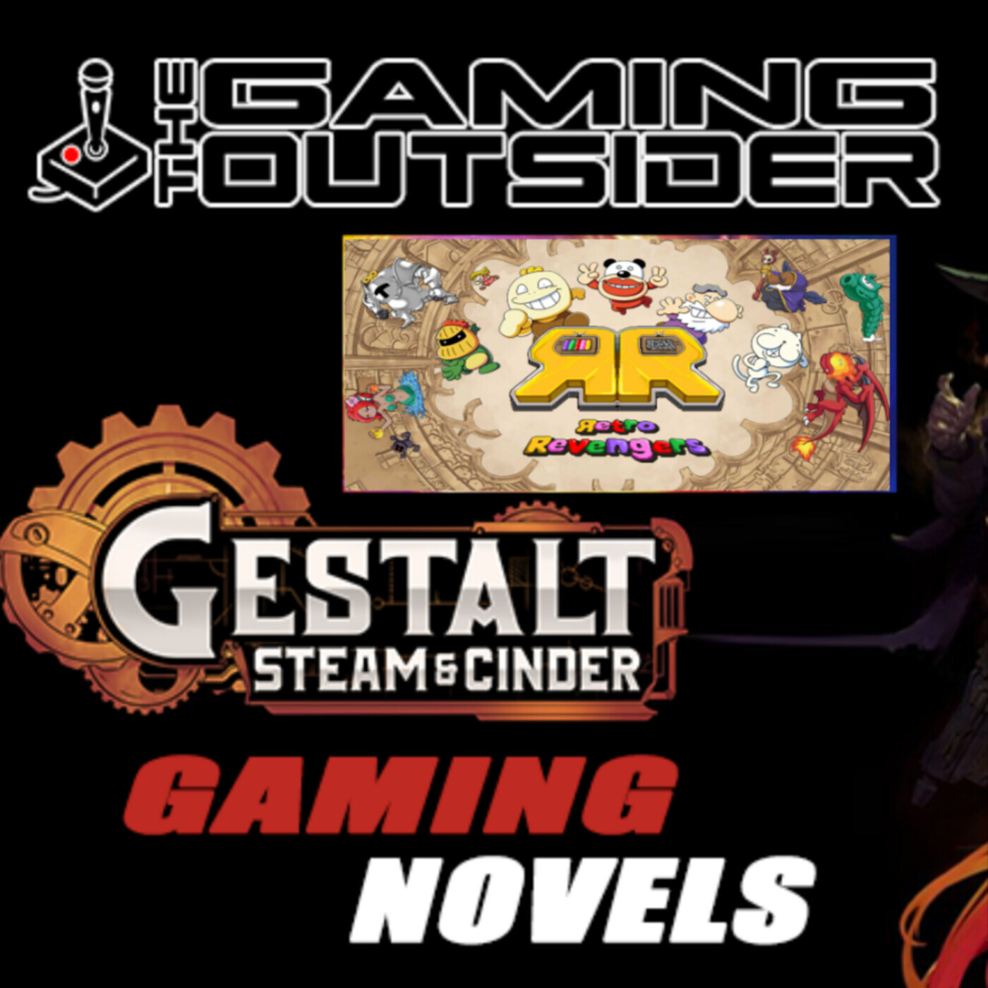 Gestalt: Steam and Cinder, Retro Avengers & Gaming Novels