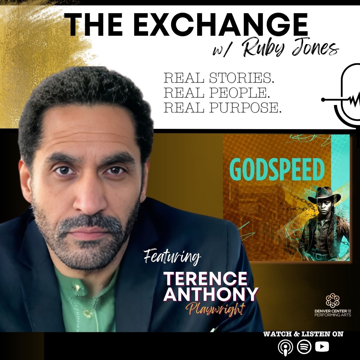 "Godspeed" celebrates world premiere during Black History Month in Denver | Playwright Terence Anthony discusses inspiration episode artwork