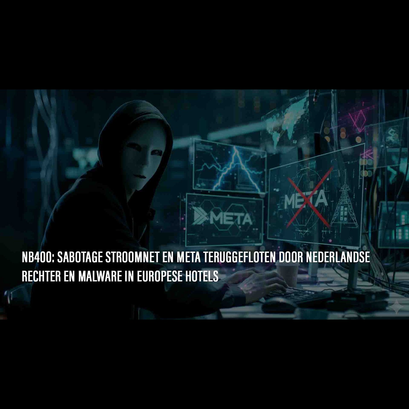 DE DISCUSSIE: NB400: Sabotage stroomnet en Meta teruggefloten door Nederlandse rechter en malware in Europese hotels episode artwork