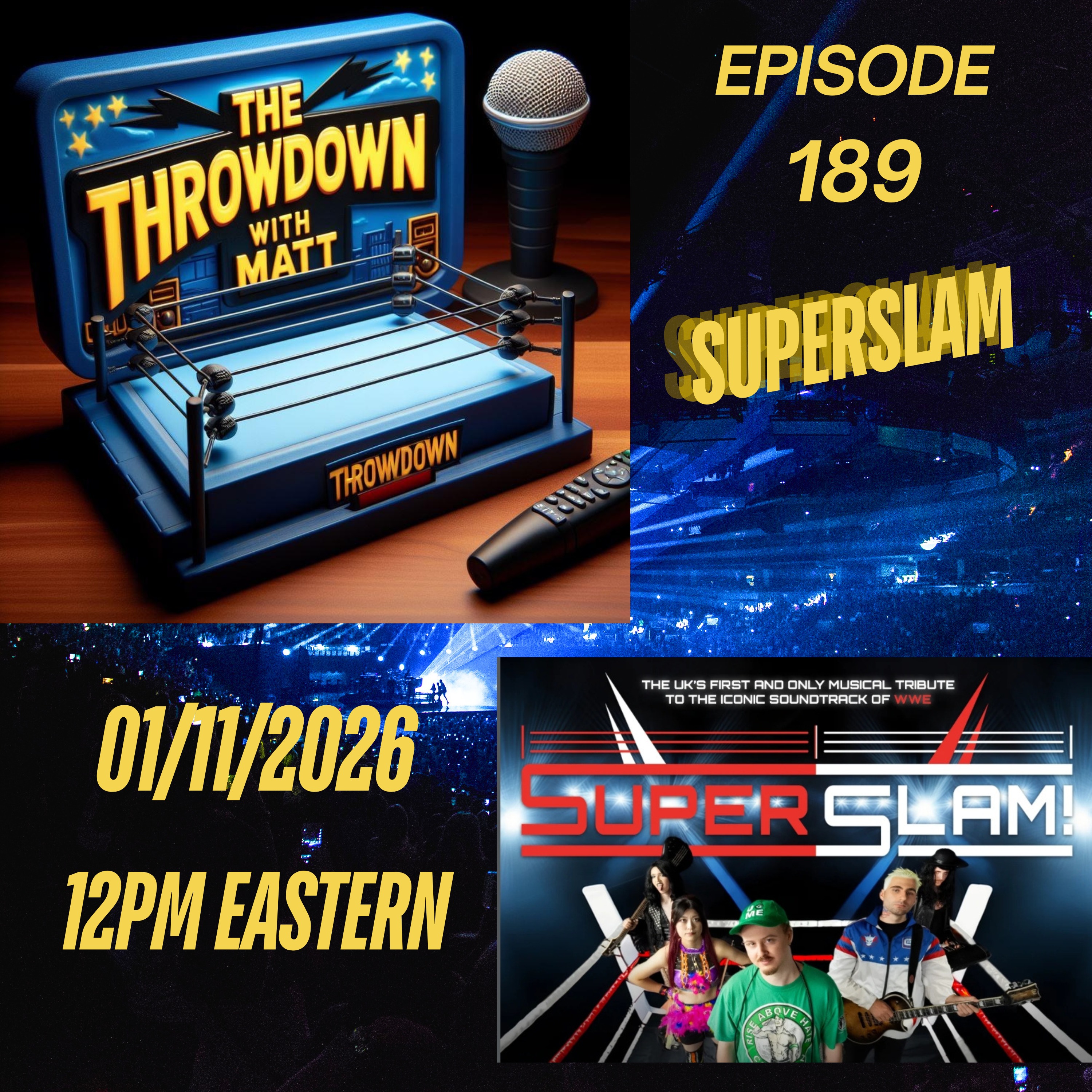 The Throwdown Episode 189: SuperSlam episode artwork