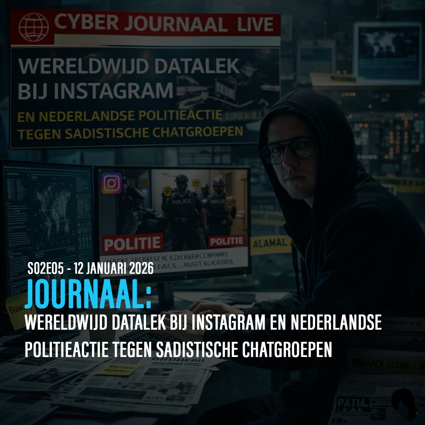 Wereldwijd datalek bij Instagram en Nederlandse politieactie tegen sadistische chatgroepen episode artwork