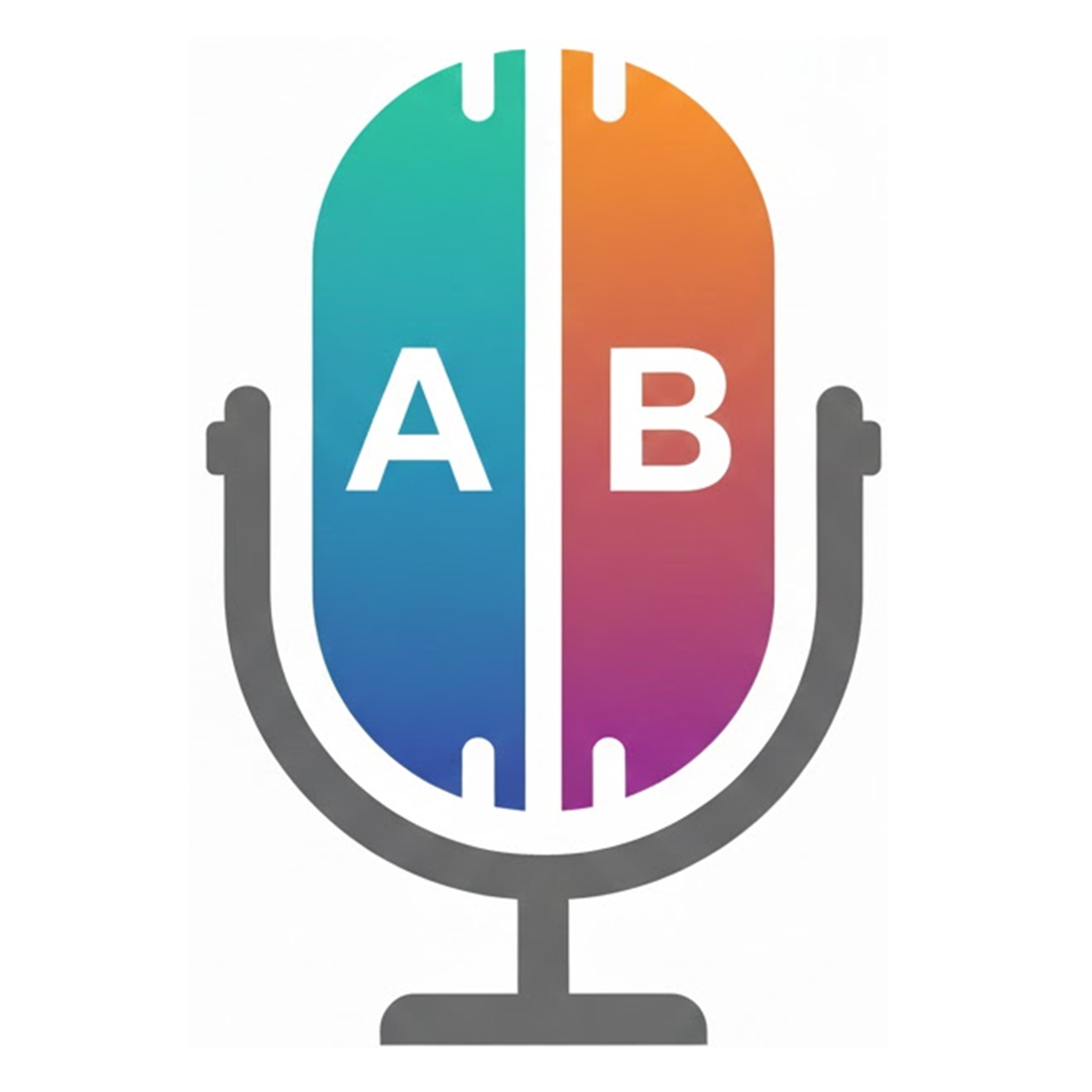 A/B Charity podcast artwork