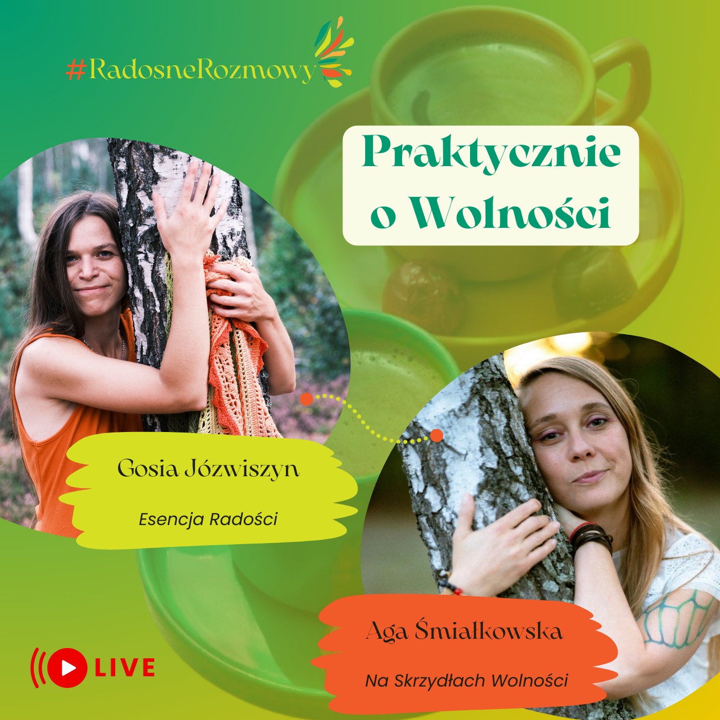 #RadosneRozmowy - Wolność w praktyce (praktykach) i na co dzień - rozmowa z Agą Śmiałkowską episode artwork
