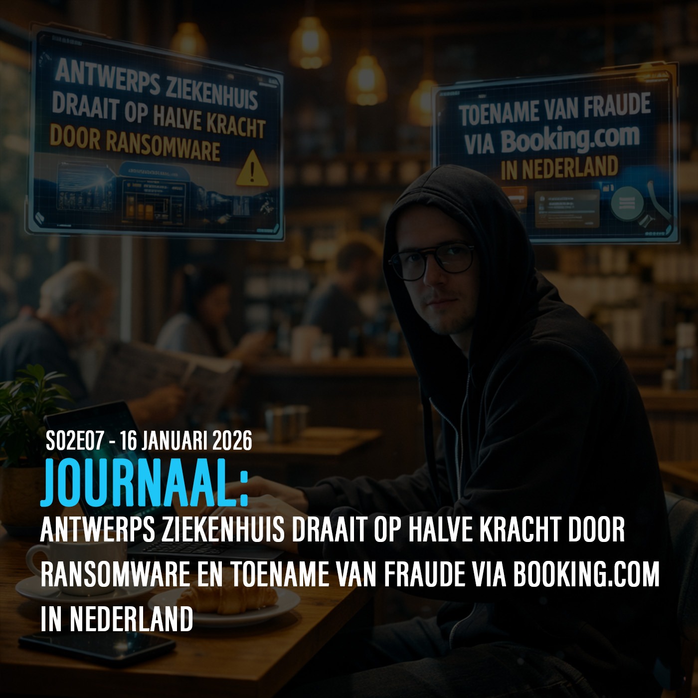 DE ANALYSE: Antwerps ziekenhuis draait op halve kracht door ransomware en toename van fraude via Booking.com in Nederland episode artwork