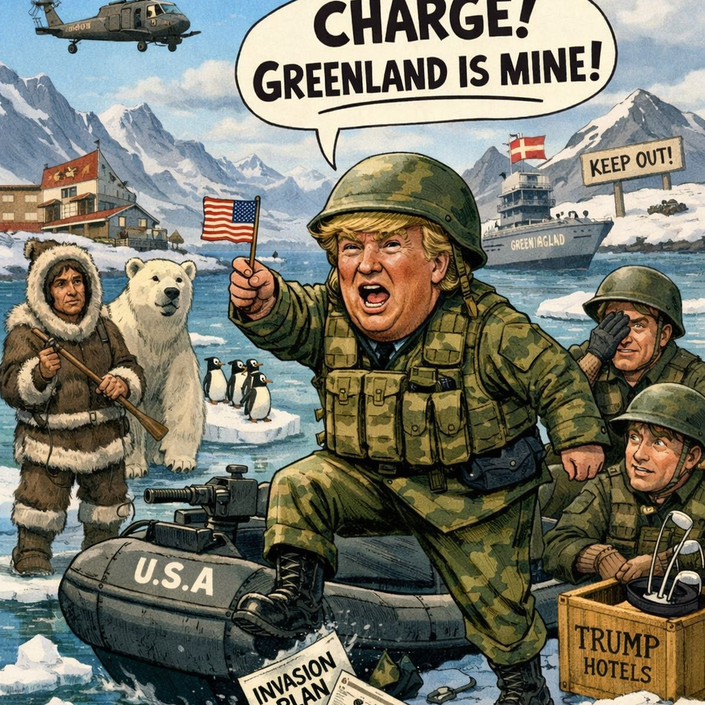 Stupid Trump still wants Greenland, Iran? Venezuela? episode artwork