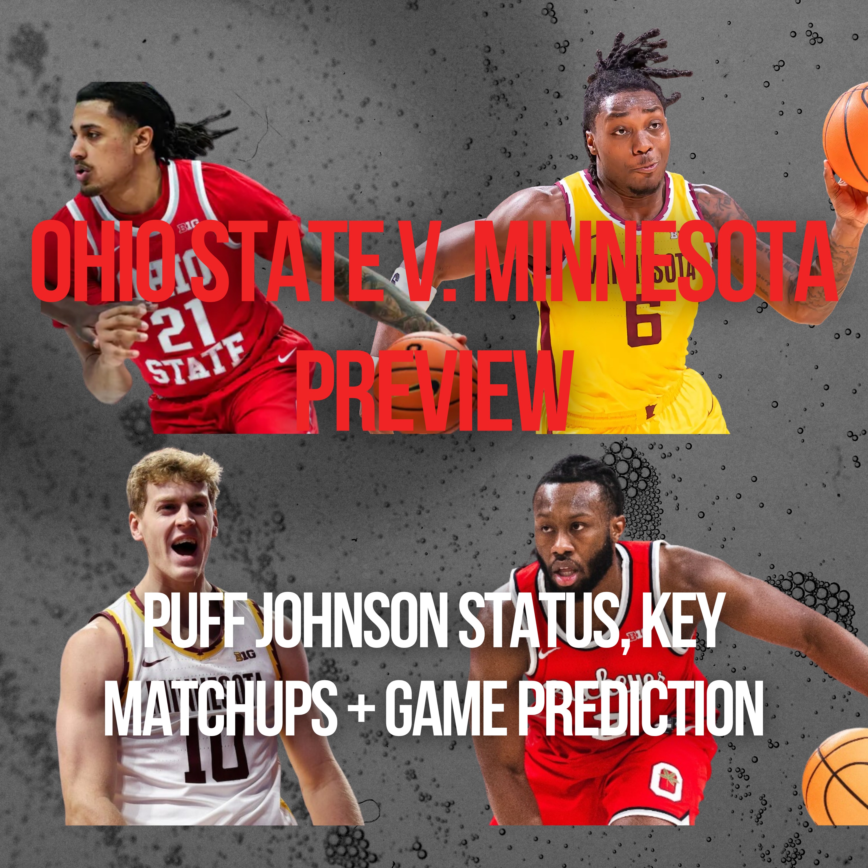 Ohio State v. Minnesota Preview | Buckeyes Have Can't Lose Opportunity Against Thin and Struggling Golden Gophers, Complete Game Breakdown, Key Matchups, One Key to the Game, Puff Johnson's Status, and Game Prediction