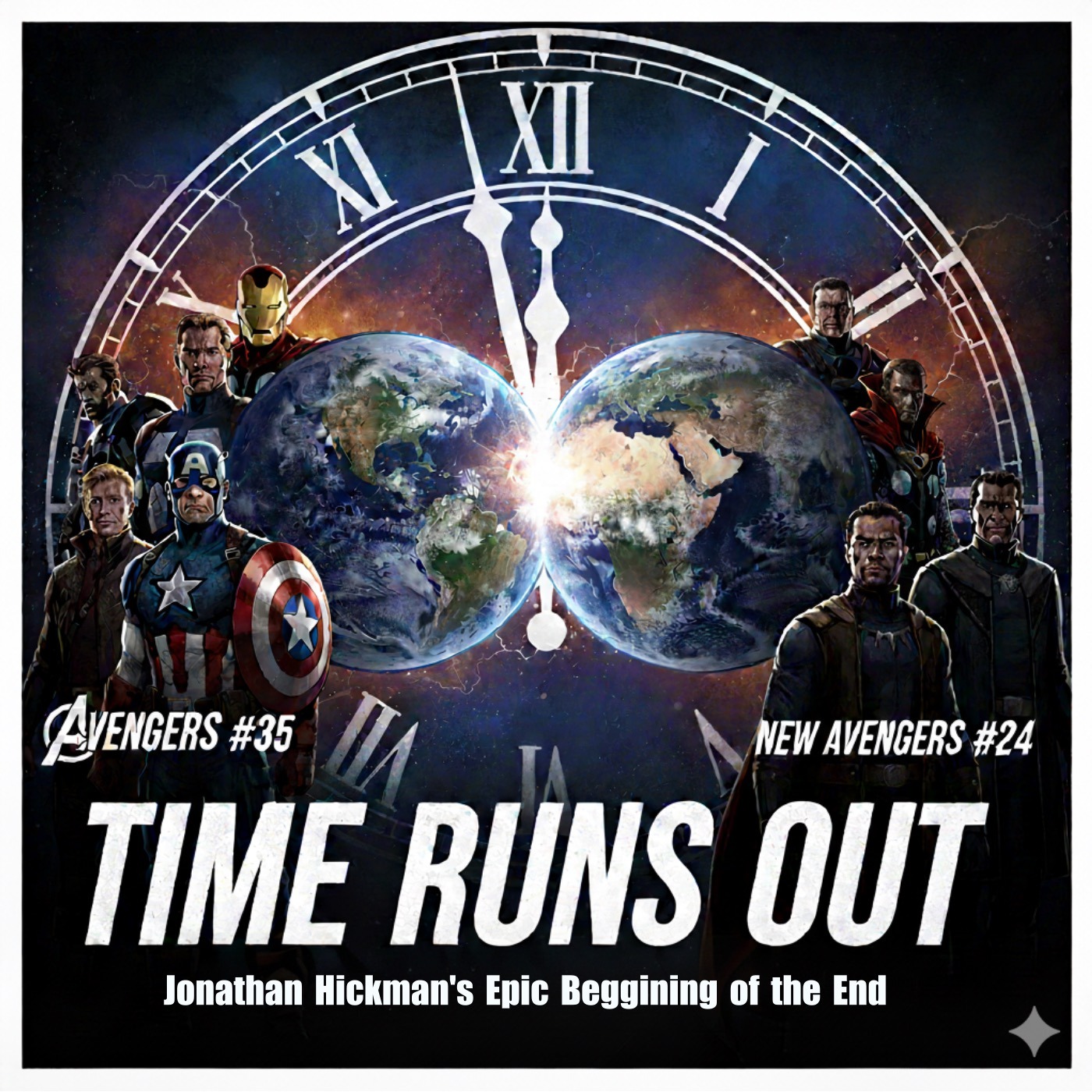 👉 Time Runs Out Pt. 1 | Avengers #35 & New Avengers #24 episode artwork