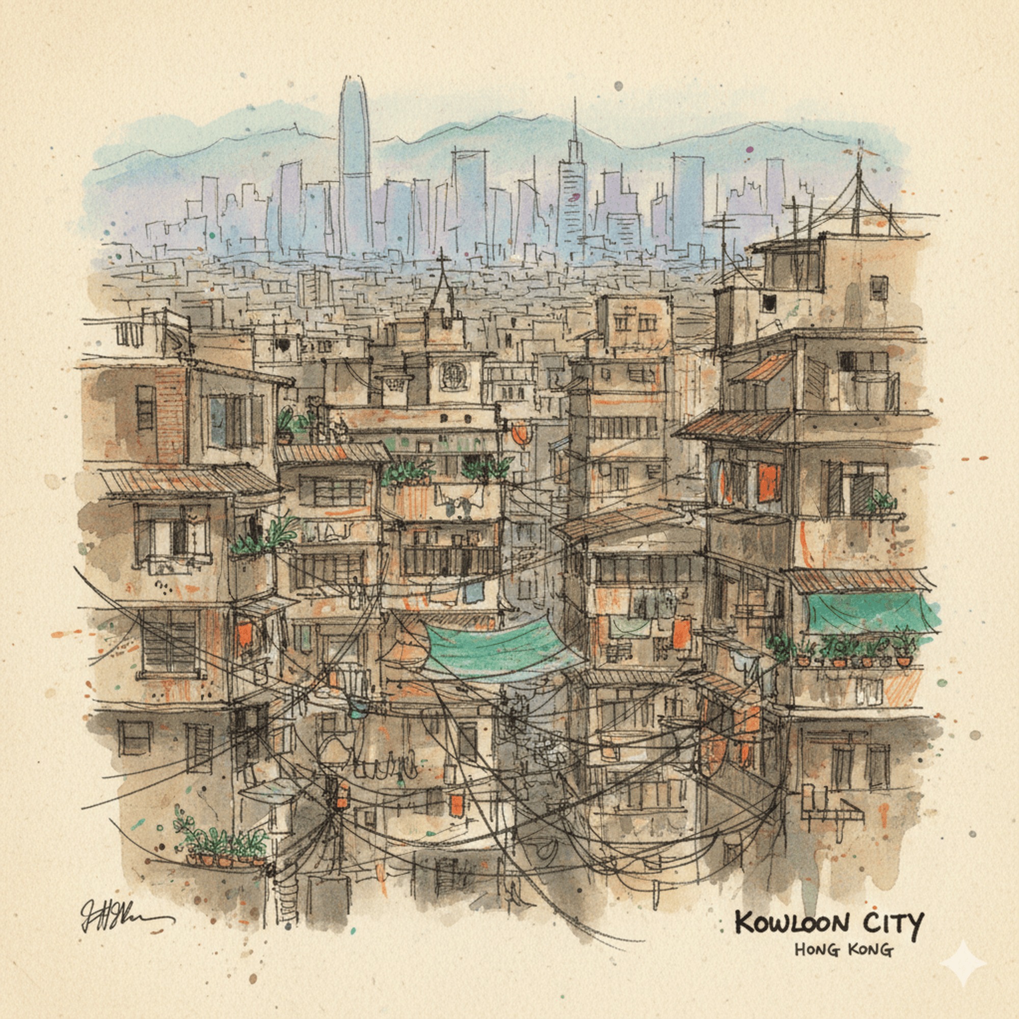 (FRA)  l'évolution fascinante de Kowloon City, un quartier de Hong Kong episode artwork