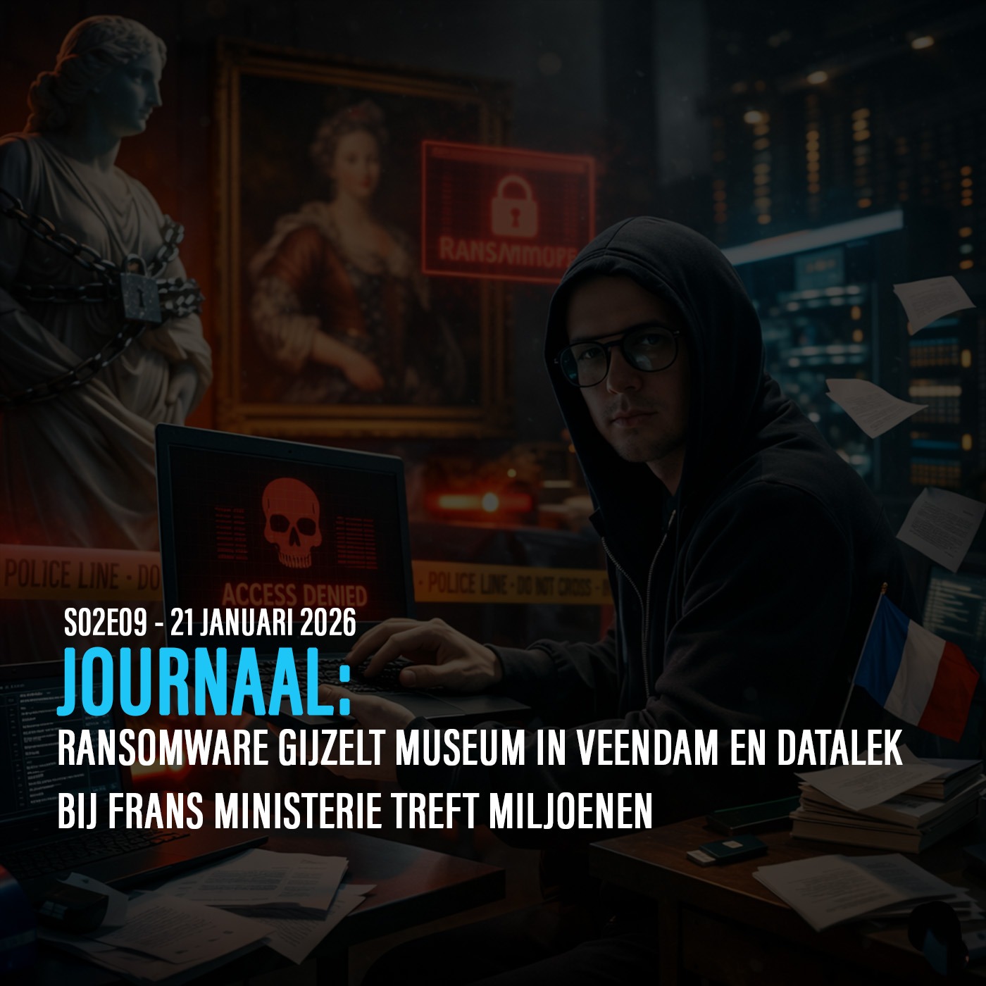 DE ANALYSE: Ransomware gijzelt museum in Veendam en datalek bij Frans ministerie treft miljoenen episode artwork